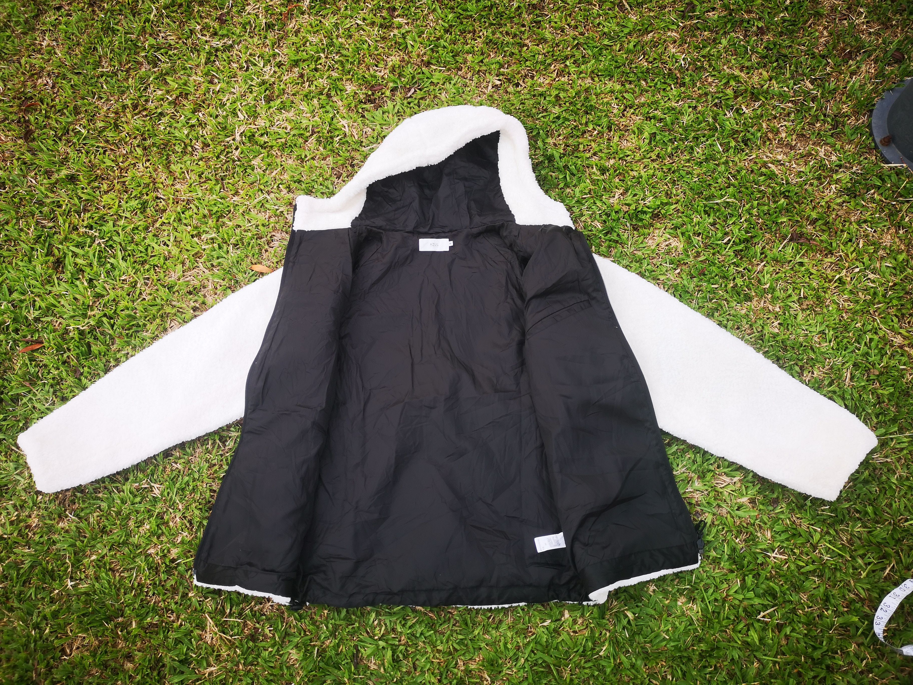 Designer × Japanese Brand × Vintage Azul Sherpa Fleece Zipper Jacket Size US M / EU 48-50 / 2 - 7 Thumbnail