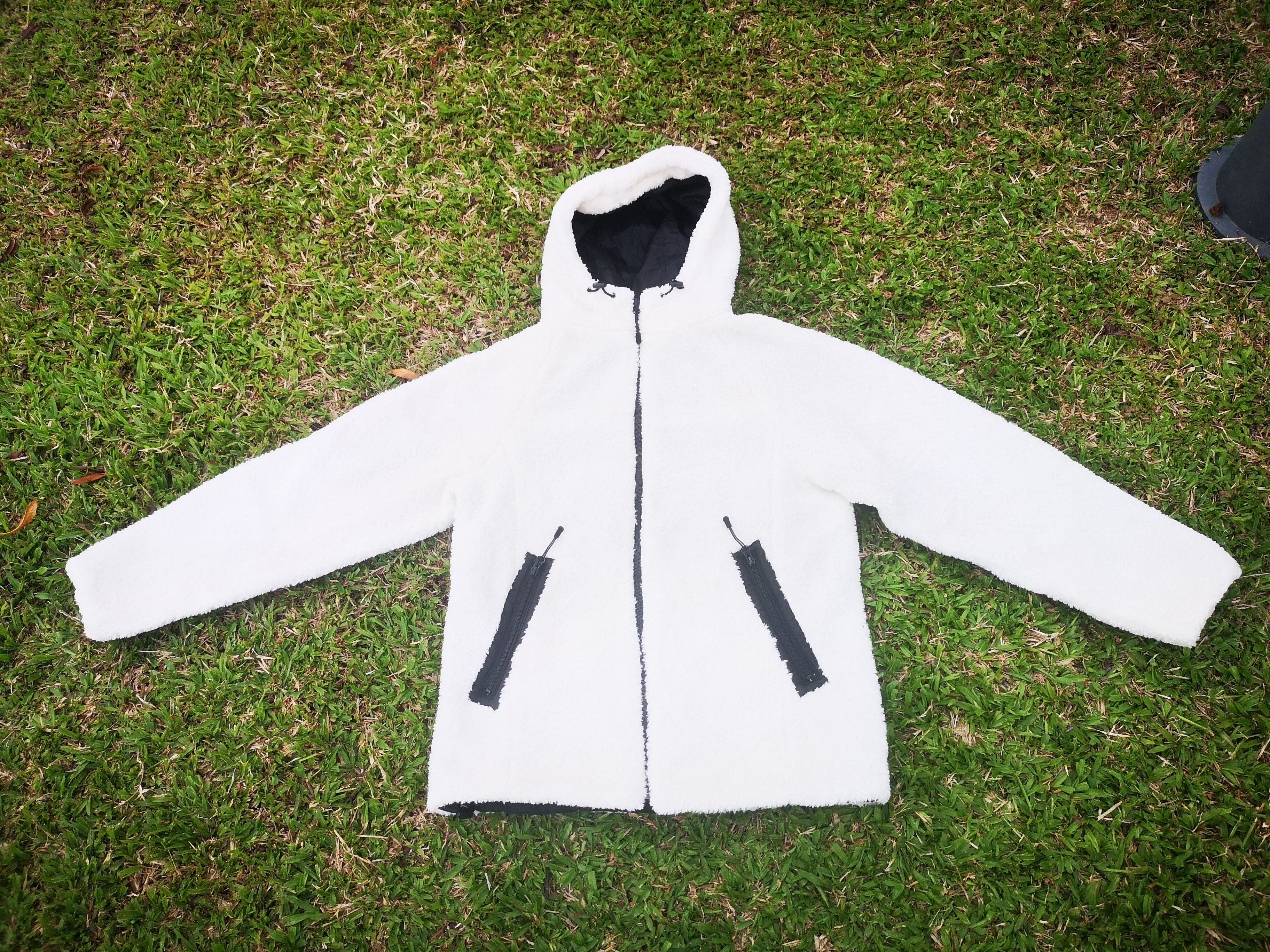 Designer × Japanese Brand × Vintage Azul Sherpa Fleece Zipper Jacket Size US M / EU 48-50 / 2 - 3 Thumbnail