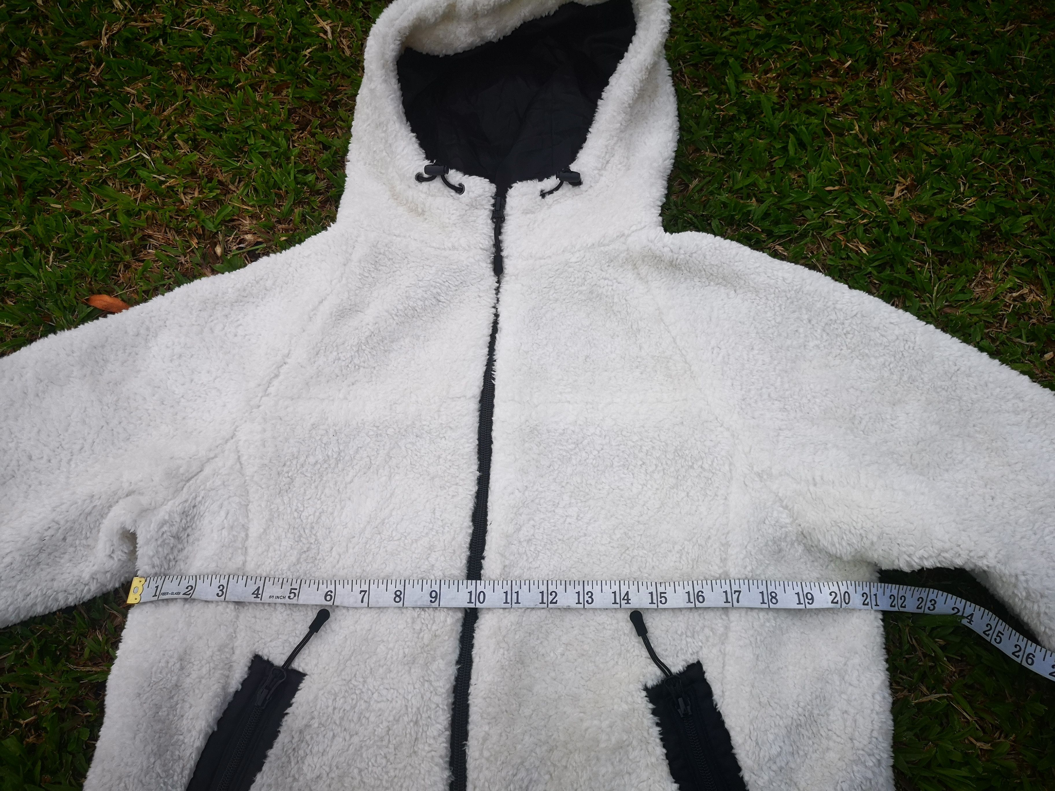 Designer × Japanese Brand × Vintage Azul Sherpa Fleece Zipper Jacket Size US M / EU 48-50 / 2 - 13 Thumbnail