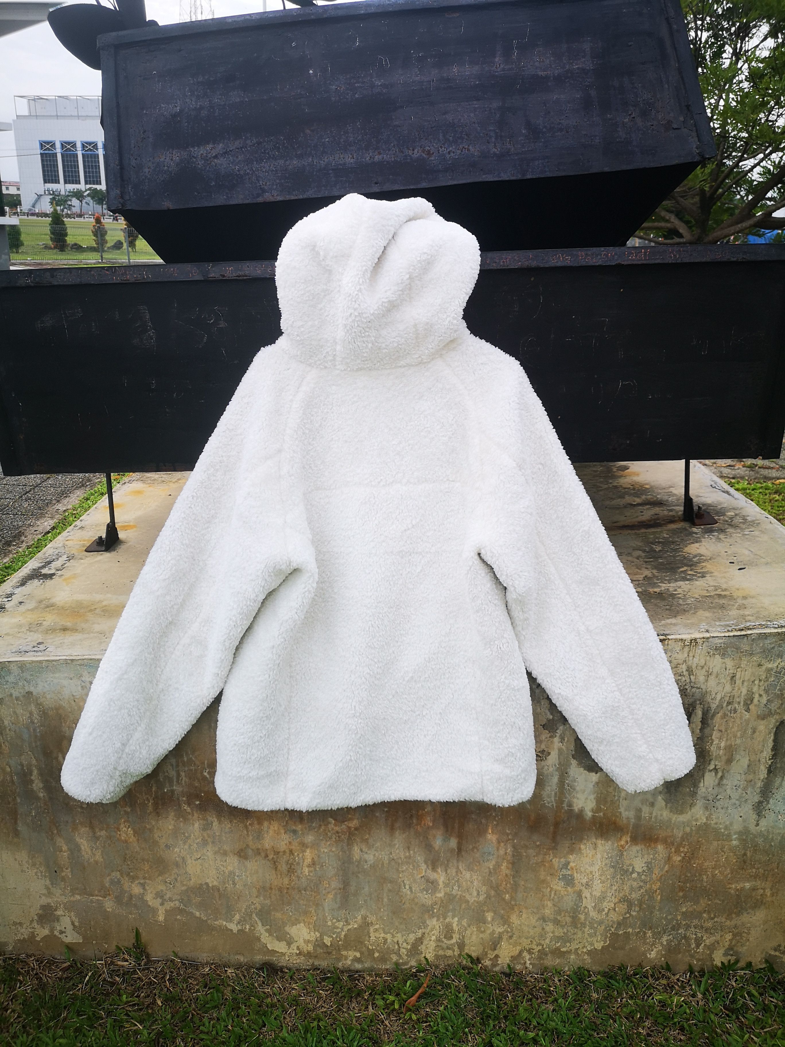 Designer × Japanese Brand × Vintage Azul Sherpa Fleece Zipper Jacket Size US M / EU 48-50 / 2 - 2 Thumbnail