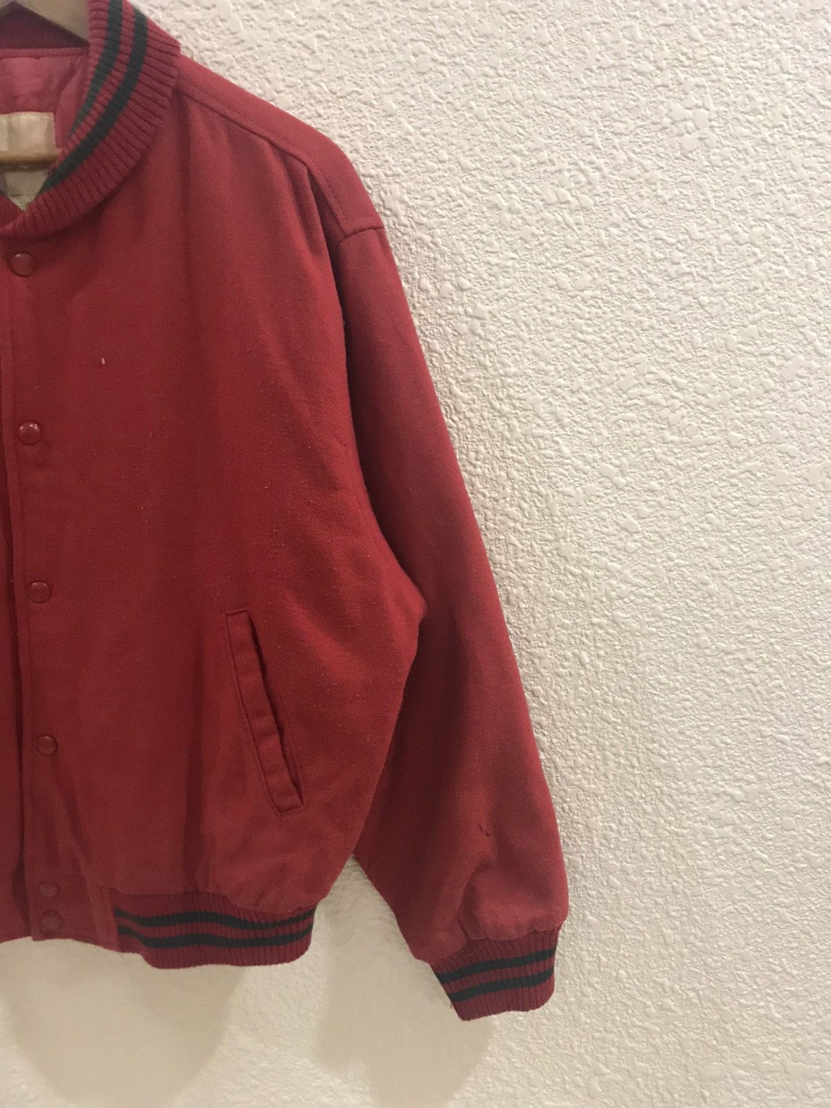 Japanese Brand Champ wool varsity/bomber jacket nice design Size US M / EU 48-50 / 2 - 3 Thumbnail