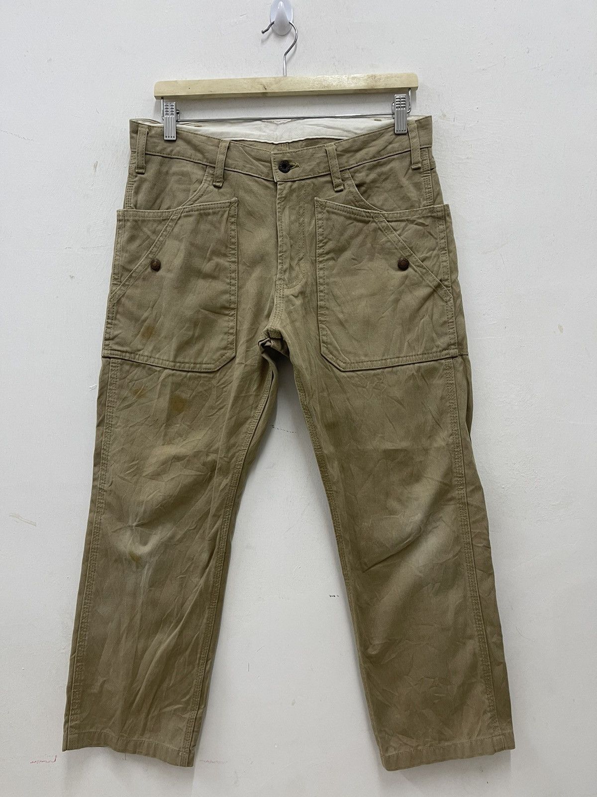 Hysteric Glamour Rare Vintage JAPAN MADE Pockets Buckle Back Pant Size US 31 - 4 Thumbnail