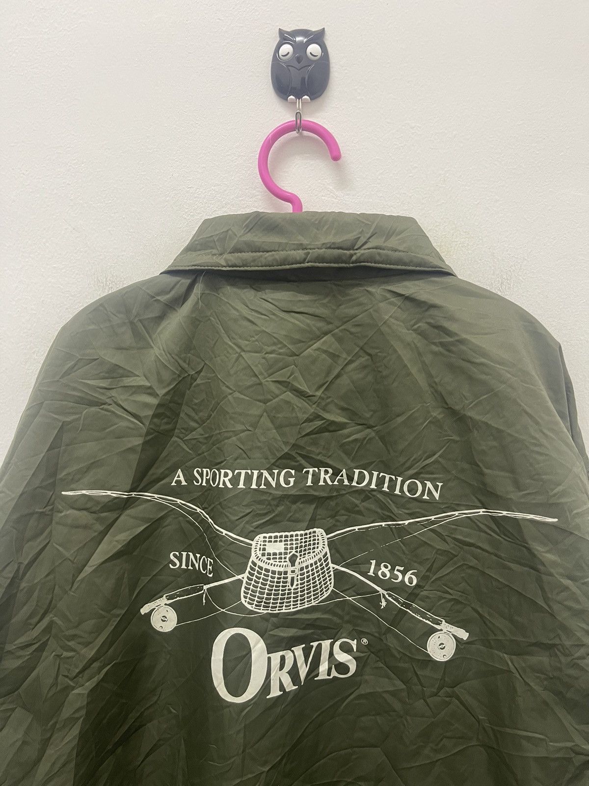 Orvis Rare Vintage ORVIS Made in Japan Spell Out Big Logo Size US L / EU 52-54 / 3 - 2 Thumbnail
