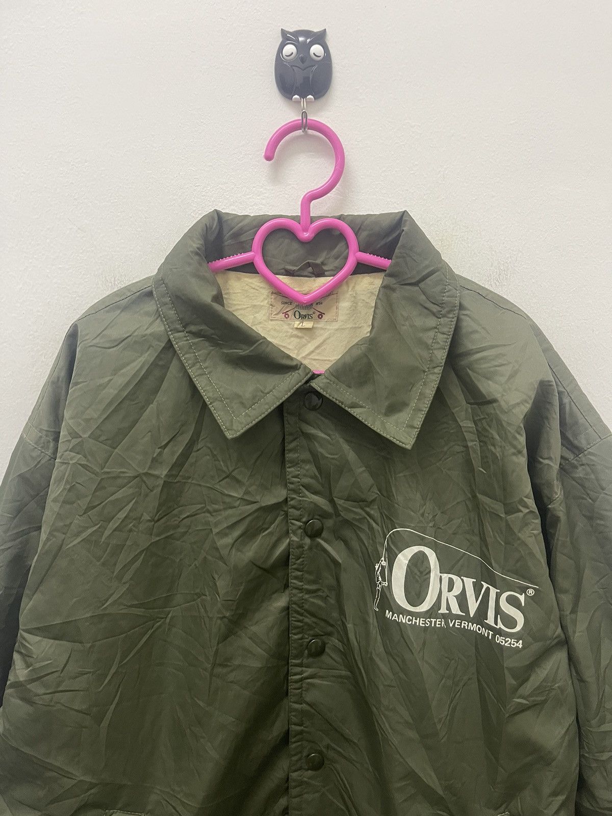Orvis Rare Vintage ORVIS Made in Japan Spell Out Big Logo Size US L / EU 52-54 / 3 - 4 Thumbnail