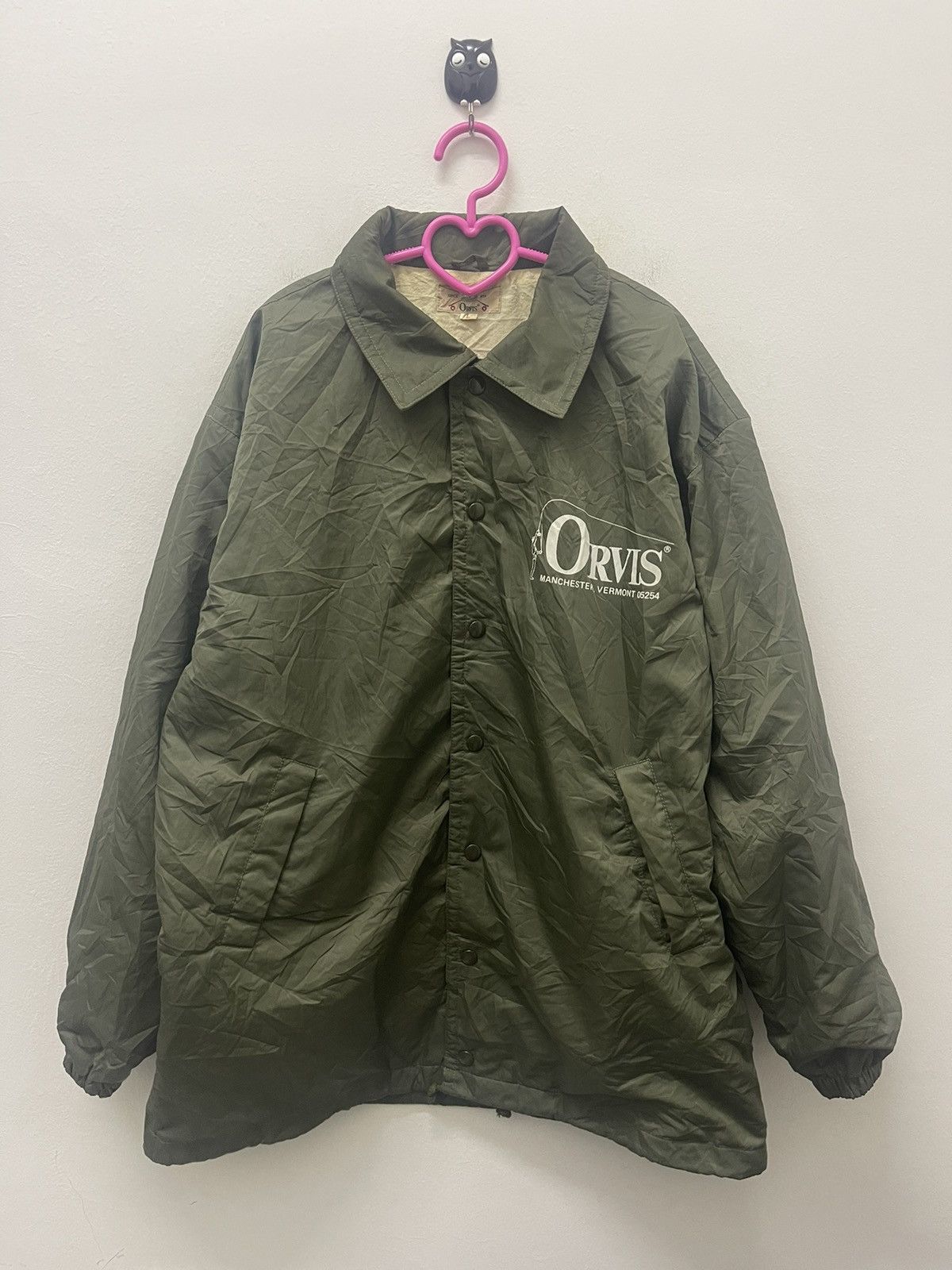 Orvis Rare Vintage ORVIS Made in Japan Spell Out Big Logo Size US L / EU 52-54 / 3 - 3 Thumbnail