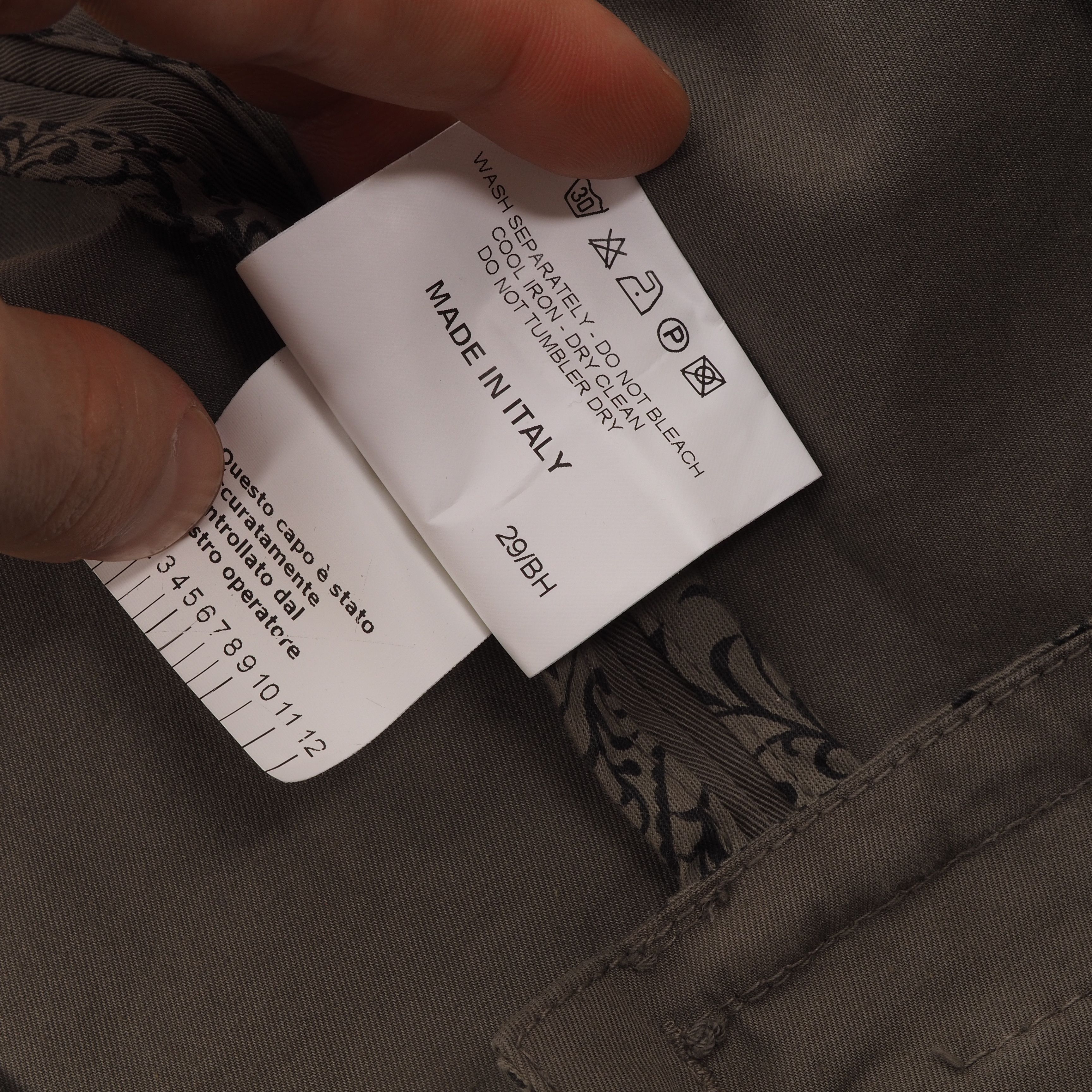Etro ETRO Milano Women's Khaki Green Cotton Jacket Blazer Size XS / US 0-2 / IT 36-38 - 9 Thumbnail