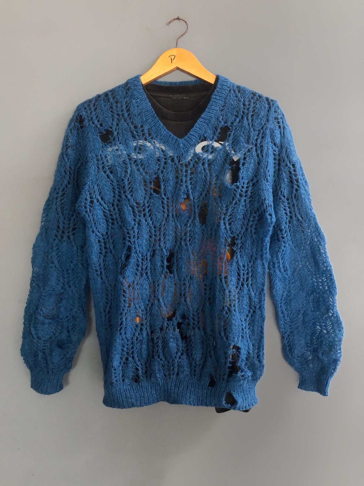 20471120 Japanese Brand Distressed Grunge Knitted Size US M / EU 48-50 / 2 - 1 Thumbnail