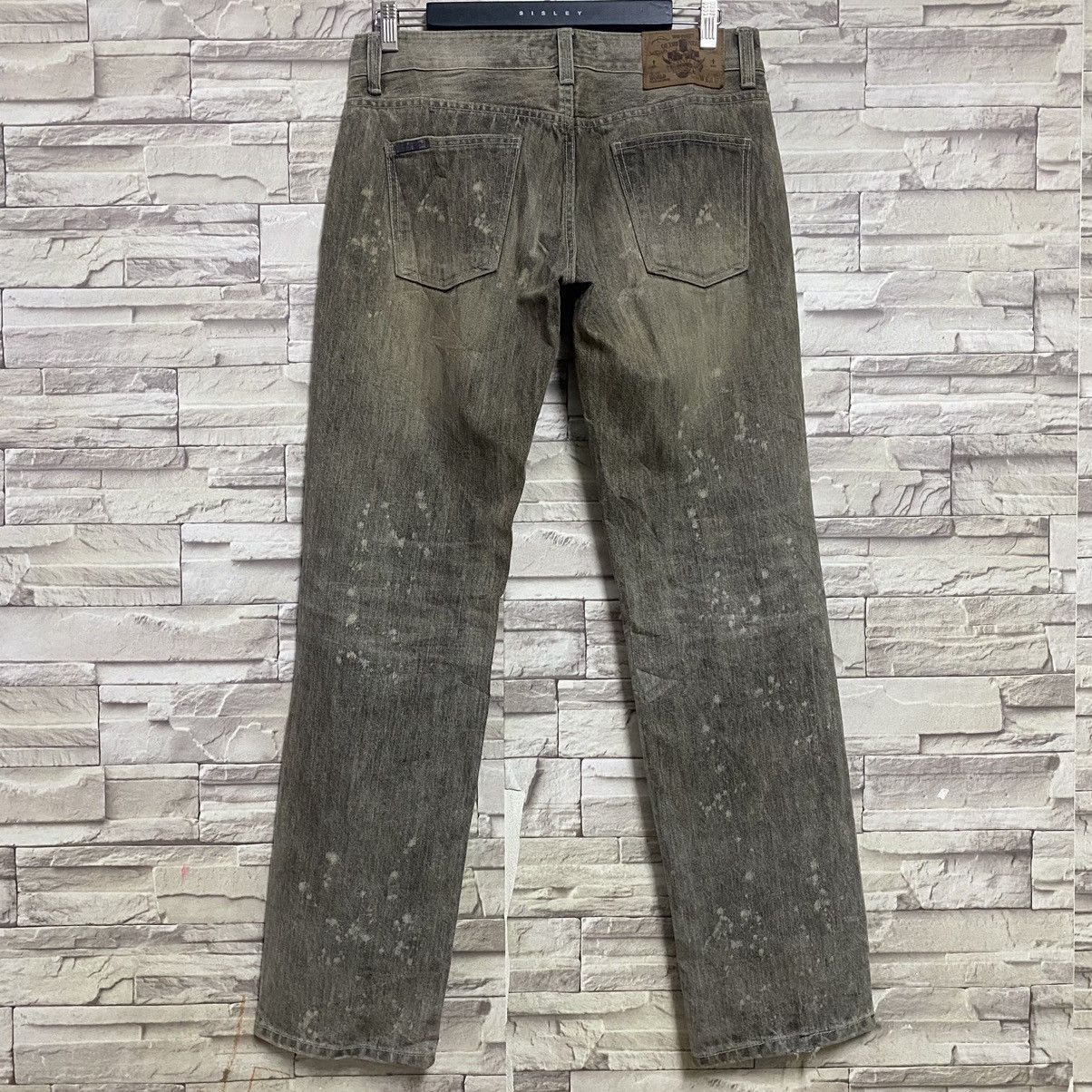 Japanese Brand OF THE NEIGE Denim Mudwash Painter Jeans Size US 31 - 14 Thumbnail