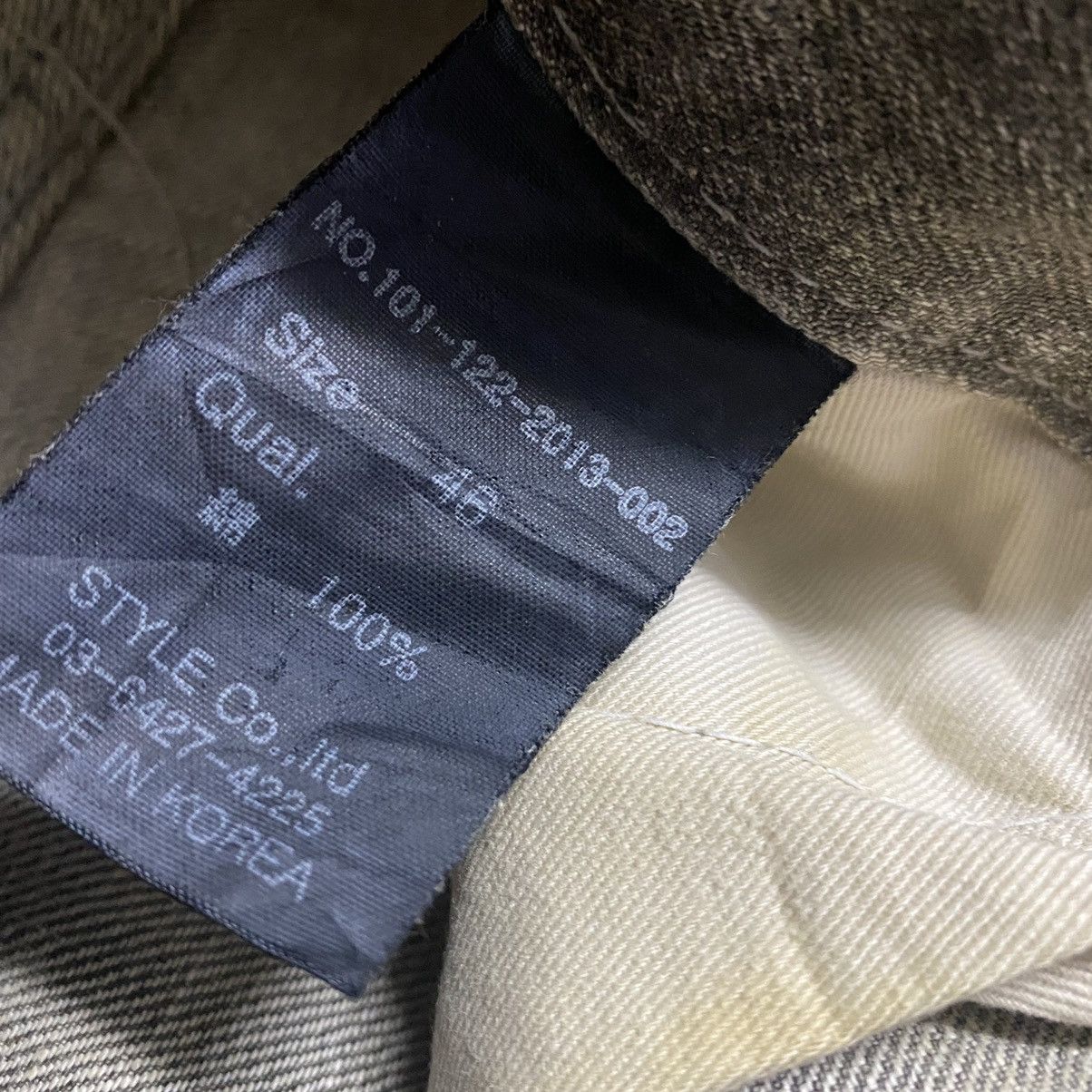 Japanese Brand OF THE NEIGE Denim Mudwash Painter Jeans Size US 31 - 21 Thumbnail