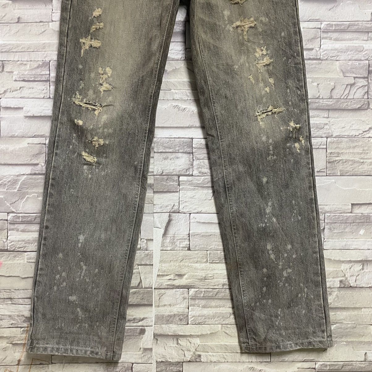 Japanese Brand OF THE NEIGE Denim Mudwash Painter Jeans Size US 31 - 6 Thumbnail