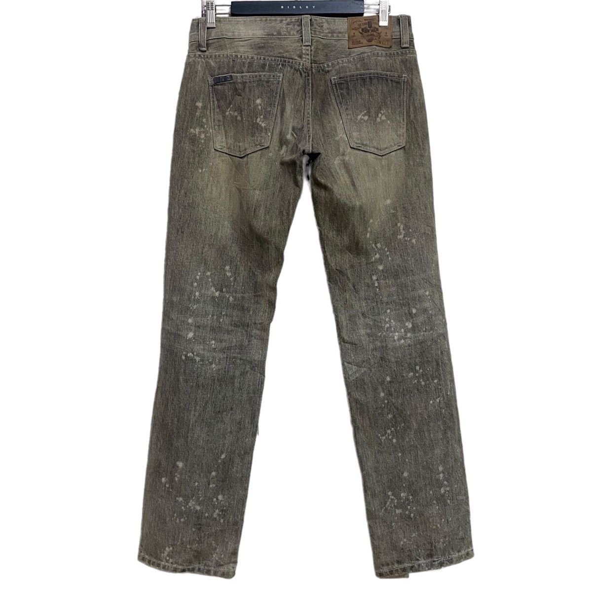Japanese Brand OF THE NEIGE Denim Mudwash Painter Jeans Size US 31 - 2 Thumbnail