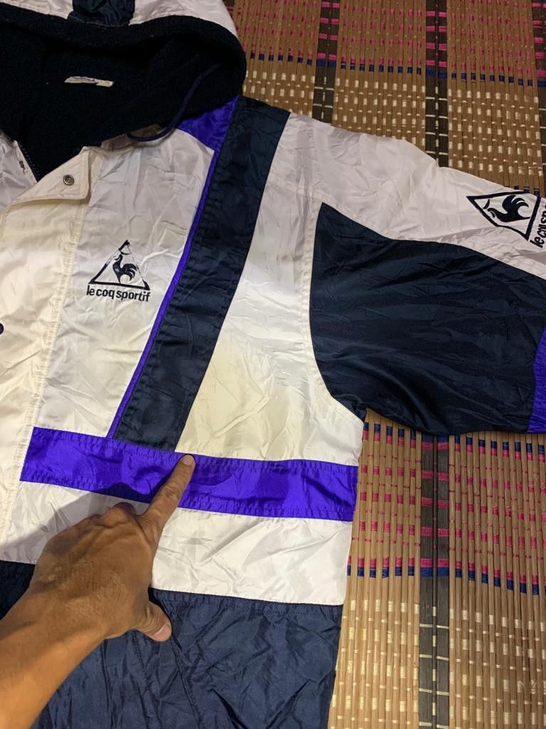 Le Coq Sportif × Vintage Vintage Le Coq Sportif Long Jacket Size US L / EU 52-54 / 3 - 13 Thumbnail