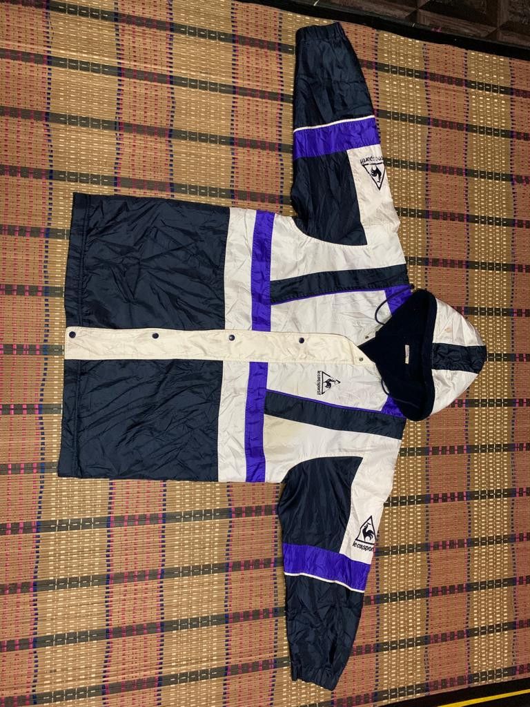 Le Coq Sportif × Vintage Vintage Le Coq Sportif Long Jacket Size US L / EU 52-54 / 3 - 3 Thumbnail