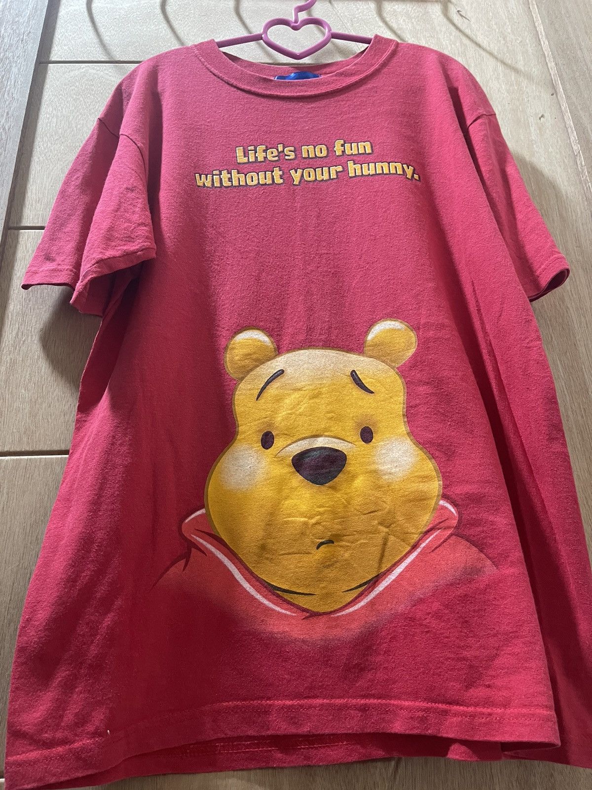 Disney Vintage WINNIE THE POOH Life’s No Fun Without Your Hunny Size US M / EU 48-50 / 2 - 2 Thumbnail