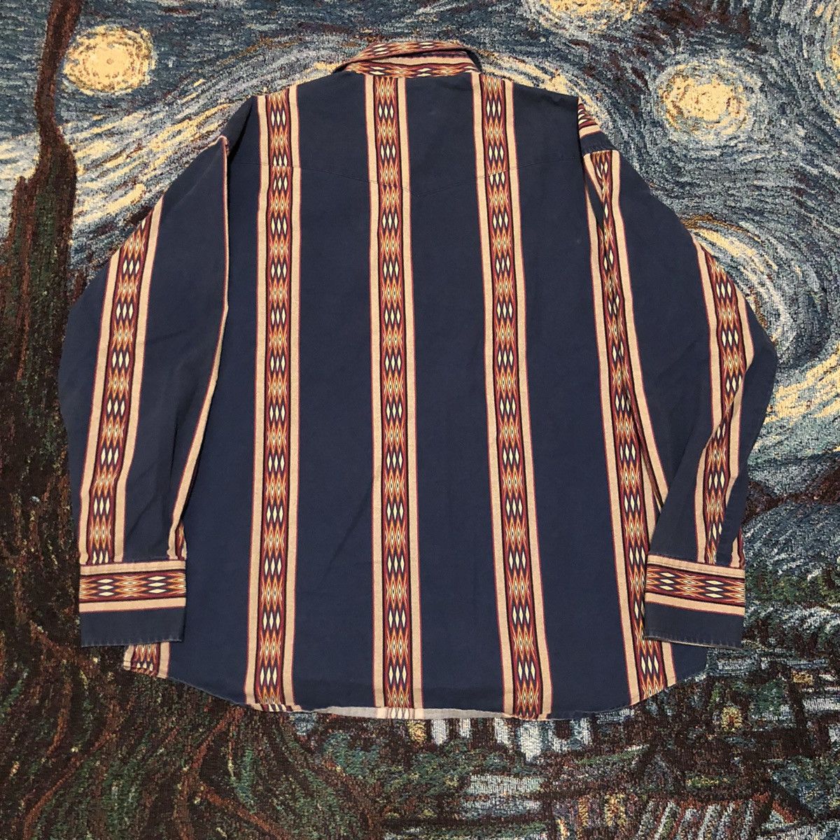 Vintage × Wrangler Vintage 90’s Wrangler Button Up Shirt Size US XXL / EU 58 / 5 - 4 Thumbnail