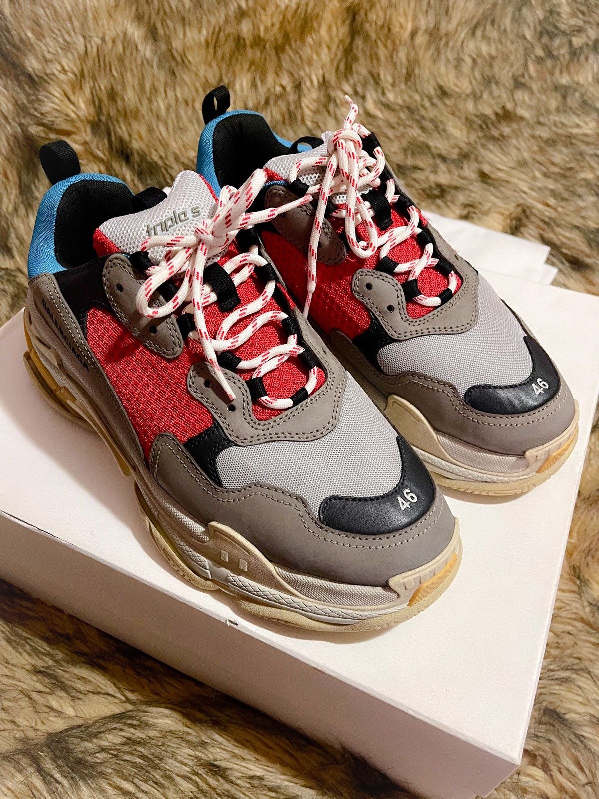 Balenciaga triple s size 46 best sale