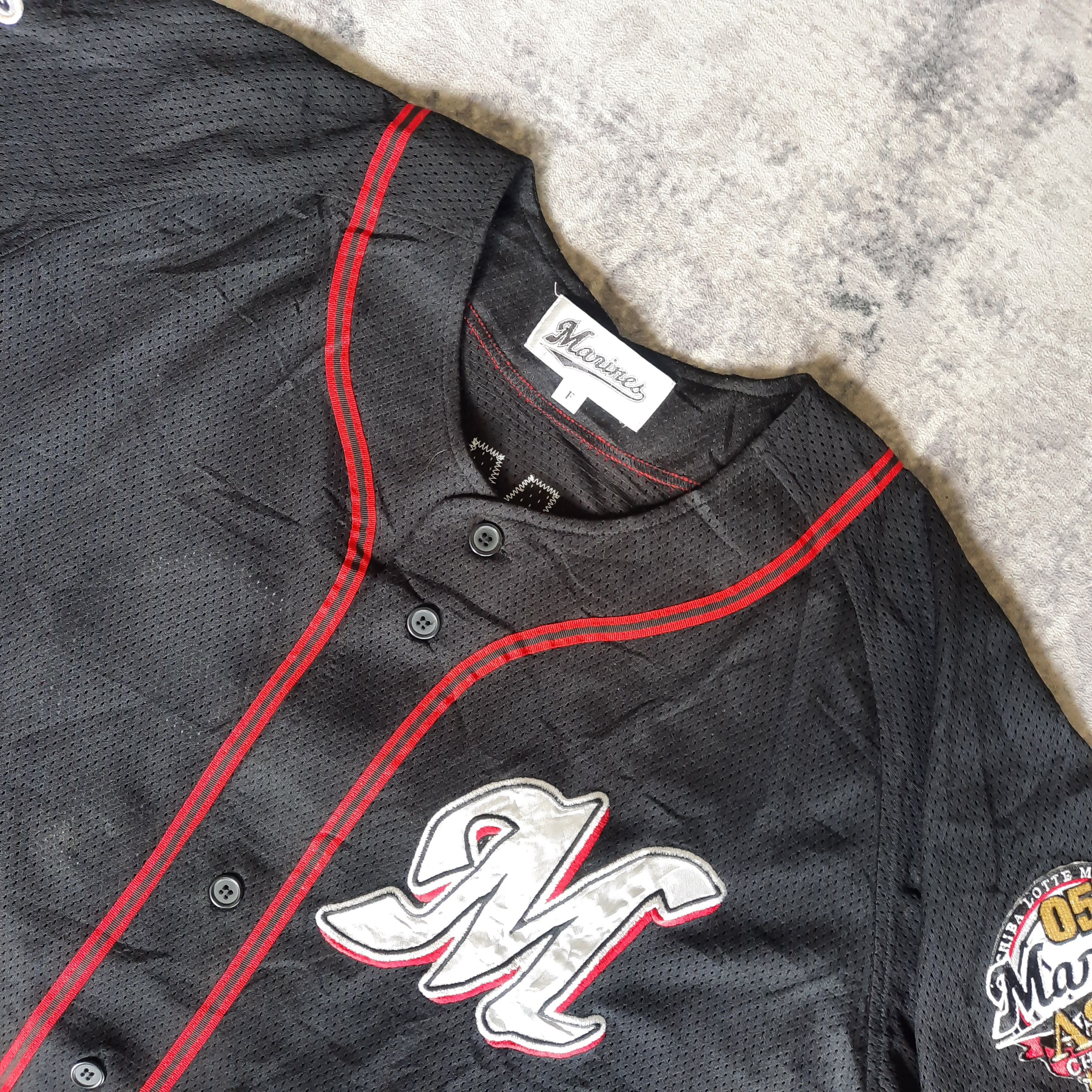 Japanese Brand 🔥NPB chiba lotte marines 'shimizu 18' baseball club jereey Size US XL / EU 56 / 4 - 3 Thumbnail