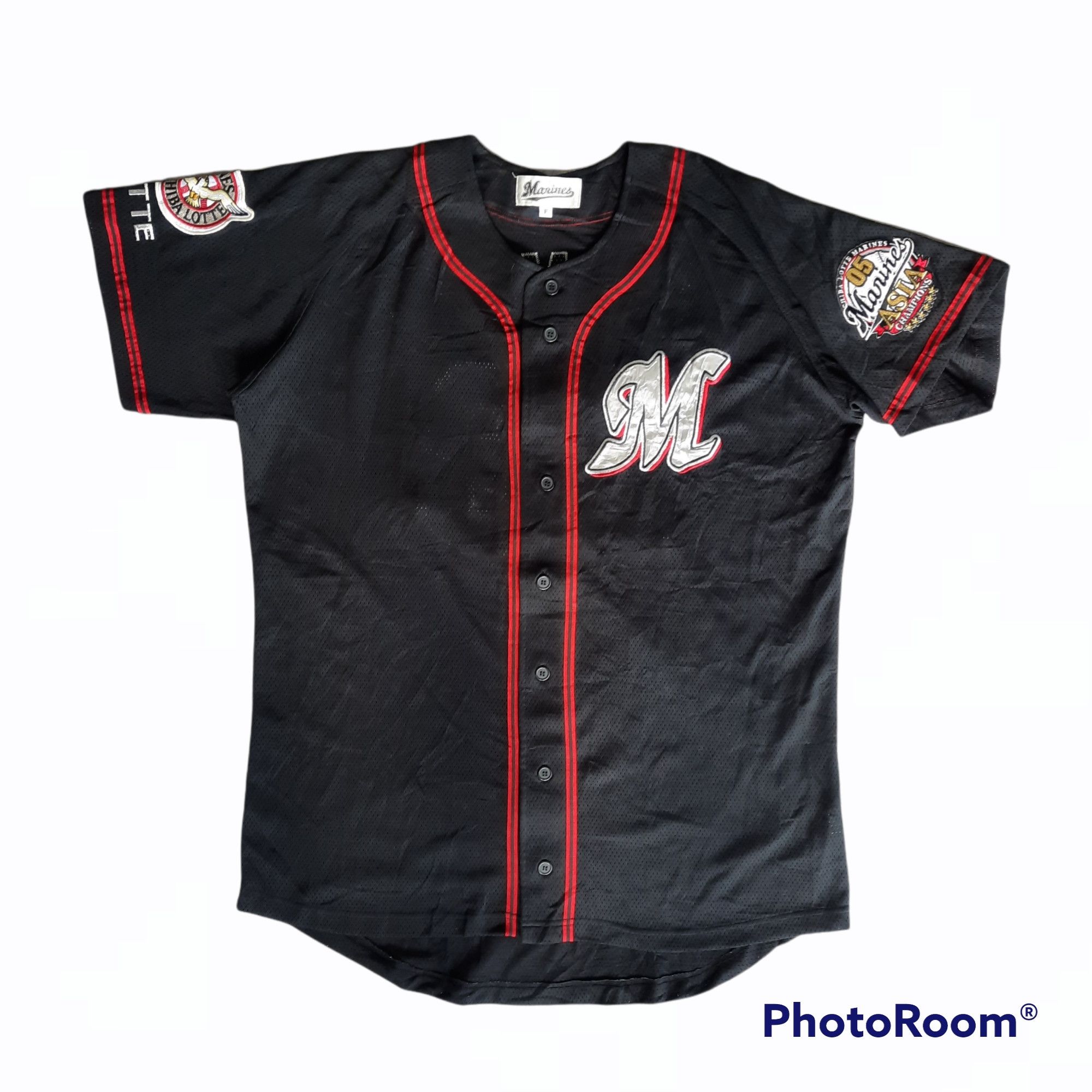 Japanese Brand 🔥NPB chiba lotte marines 'shimizu 18' baseball club jereey Size US XL / EU 56 / 4 - 1 Thumbnail