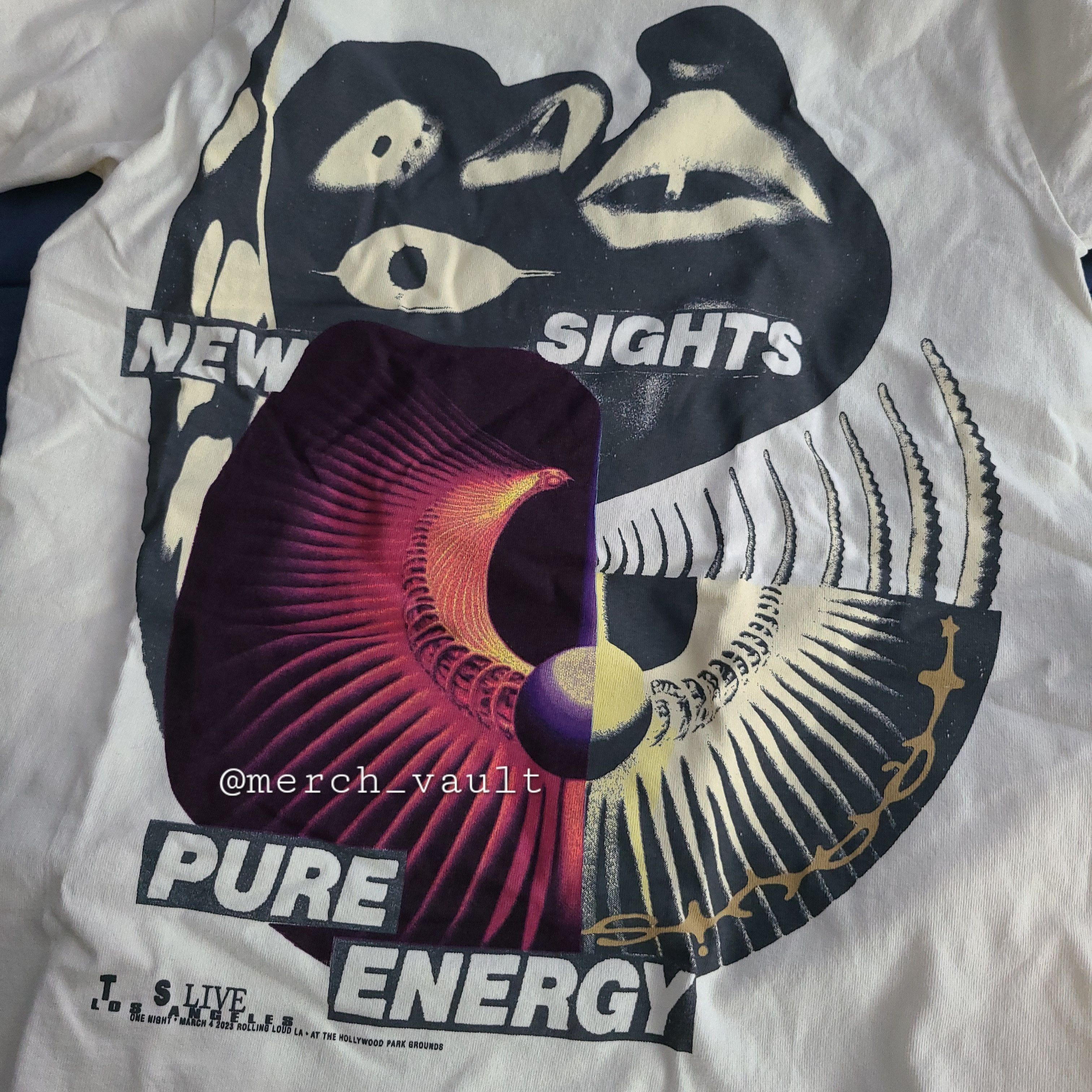 Rolling Loud × Travis Scott Rolling Loud LA 2023 Utopia New Sights Pure Energy Tee Size US M / EU 48-50 / 2 - 1 Thumbnail