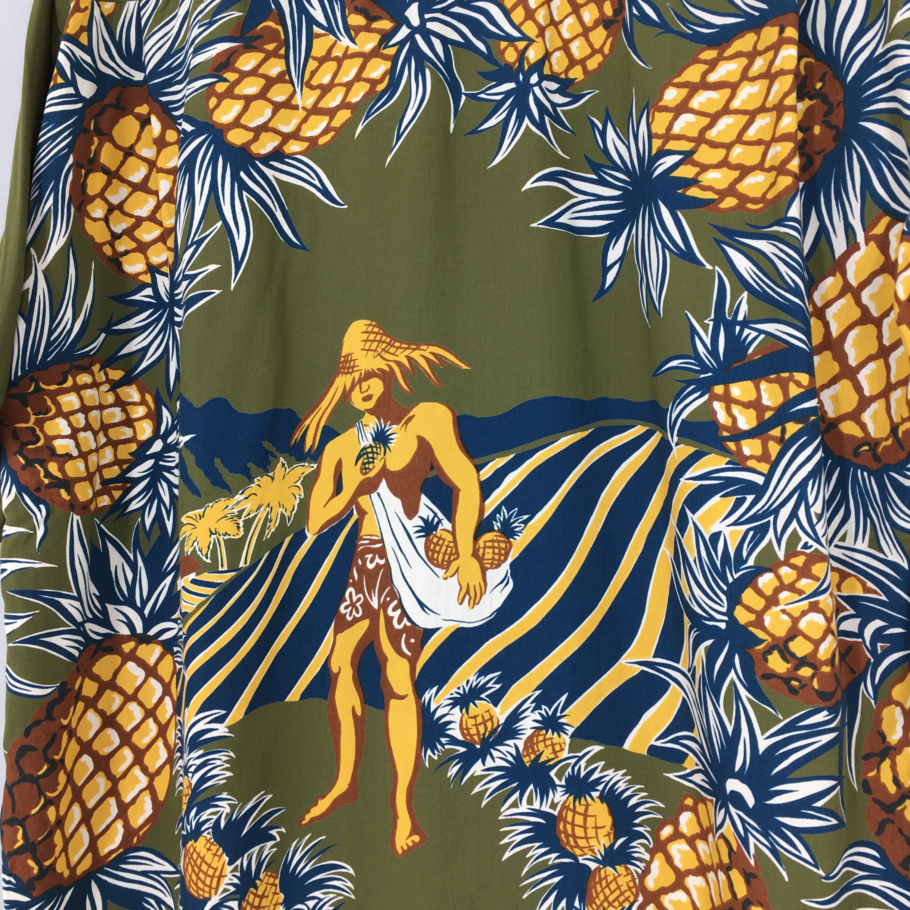 Other Vintage 90's Hawaiian Pineapples Aloha Tropical Shirt Large Size US L / EU 52-54 / 3 - 2 Thumbnail