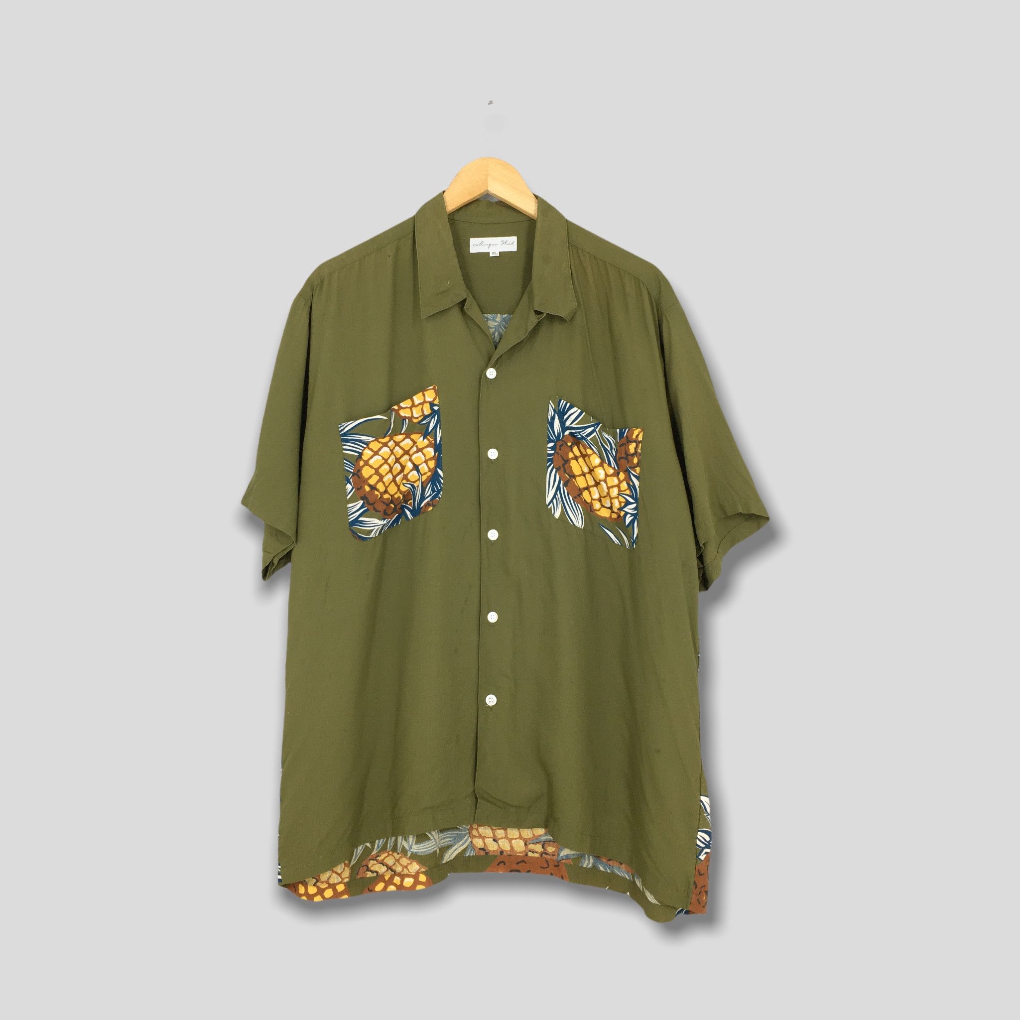 Other Vintage 90's Hawaiian Pineapples Aloha Tropical Shirt Large Size US L / EU 52-54 / 3 - 3 Thumbnail
