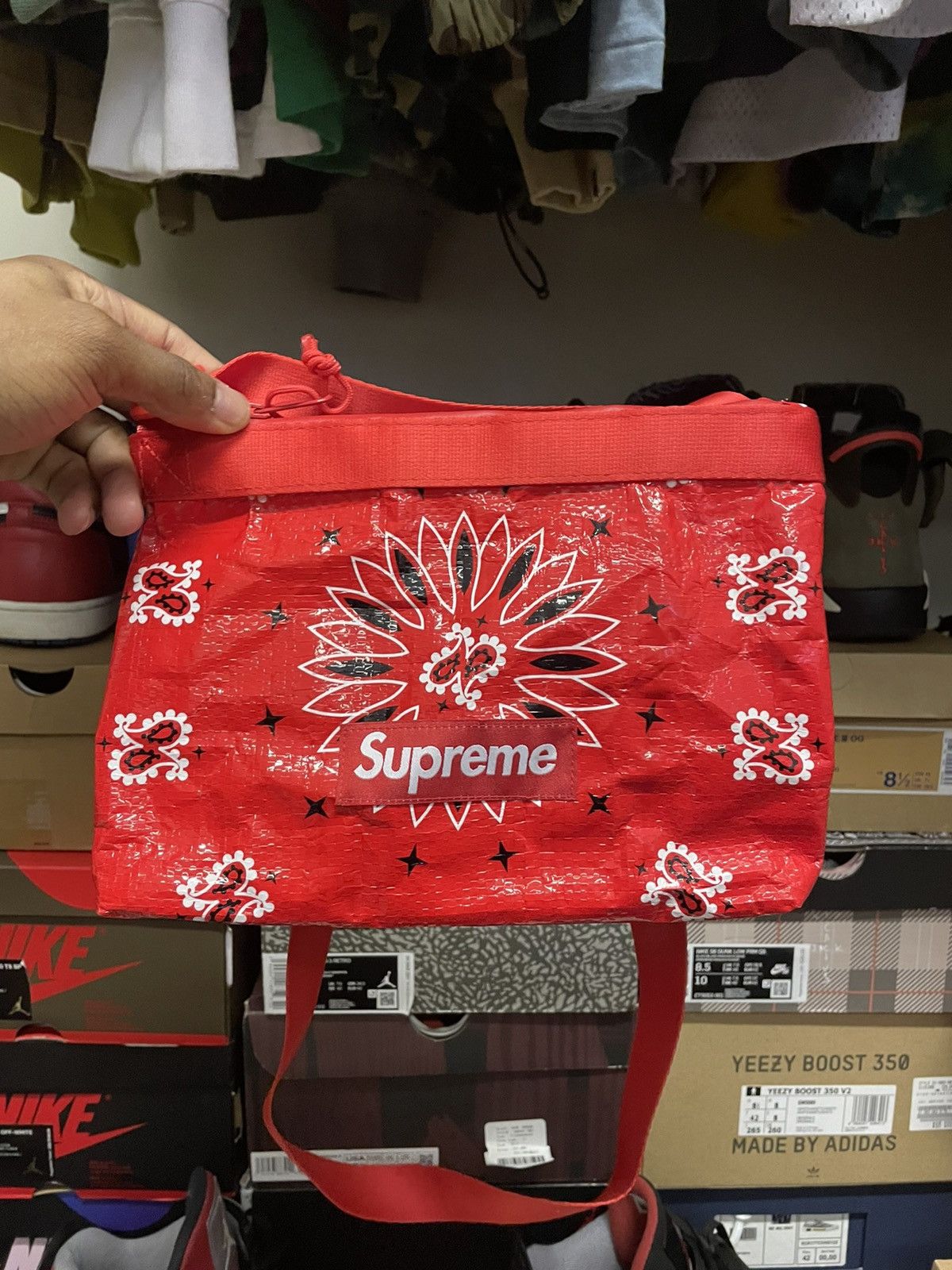Supreme Bandana Tarp Side Bag