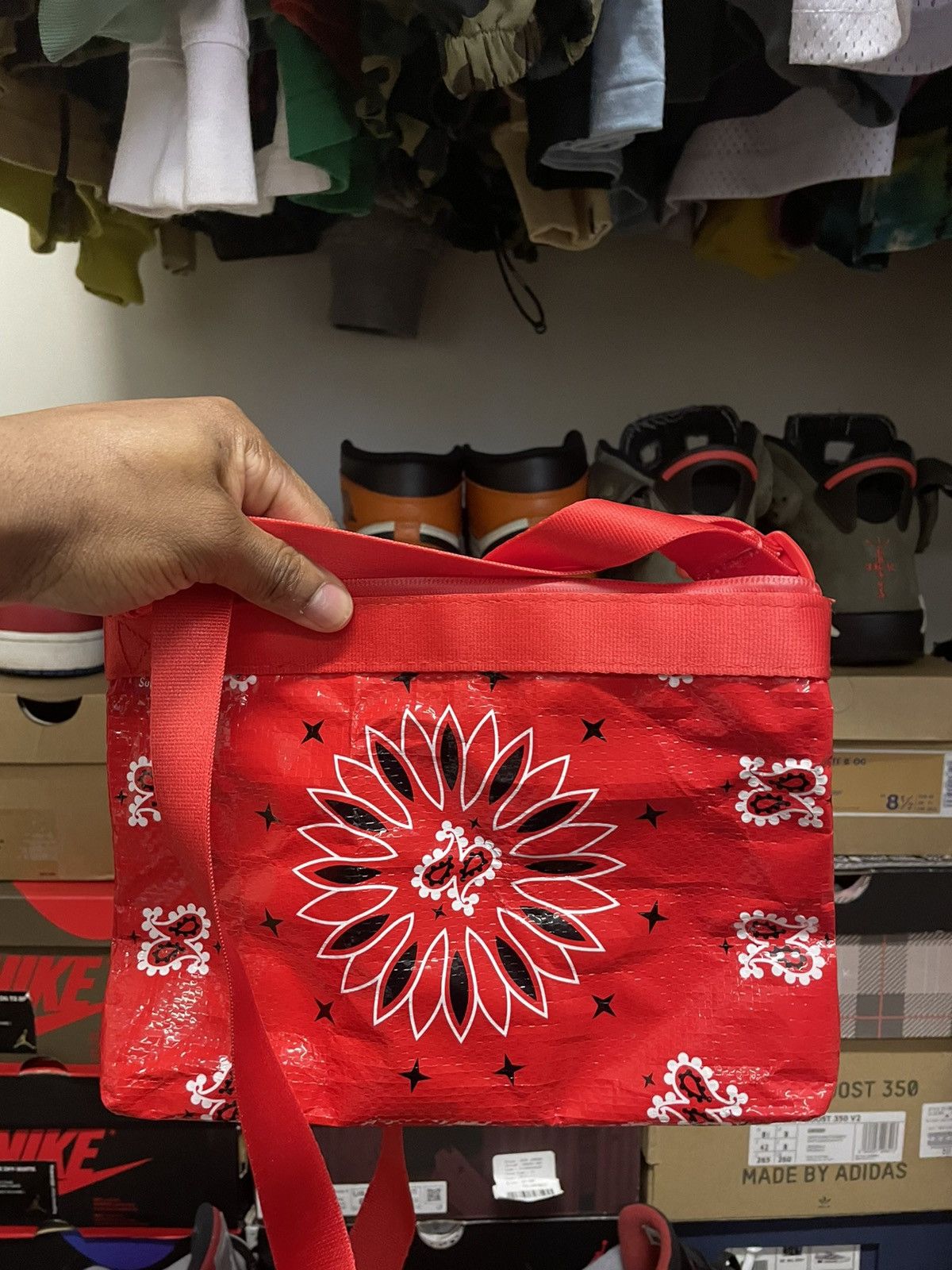 Supreme Supreme Bandana Tarp Side Bag Size ONE SIZE - 3 Thumbnail