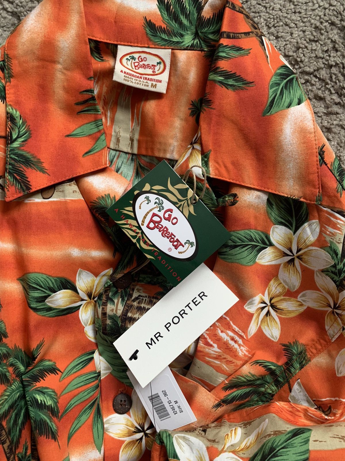 Mr P. MR. PORTER X GO BAREFOOT “BORA BORA” PRINT SHIRT Size US M / EU 48-50 / 2 - 21 Thumbnail
