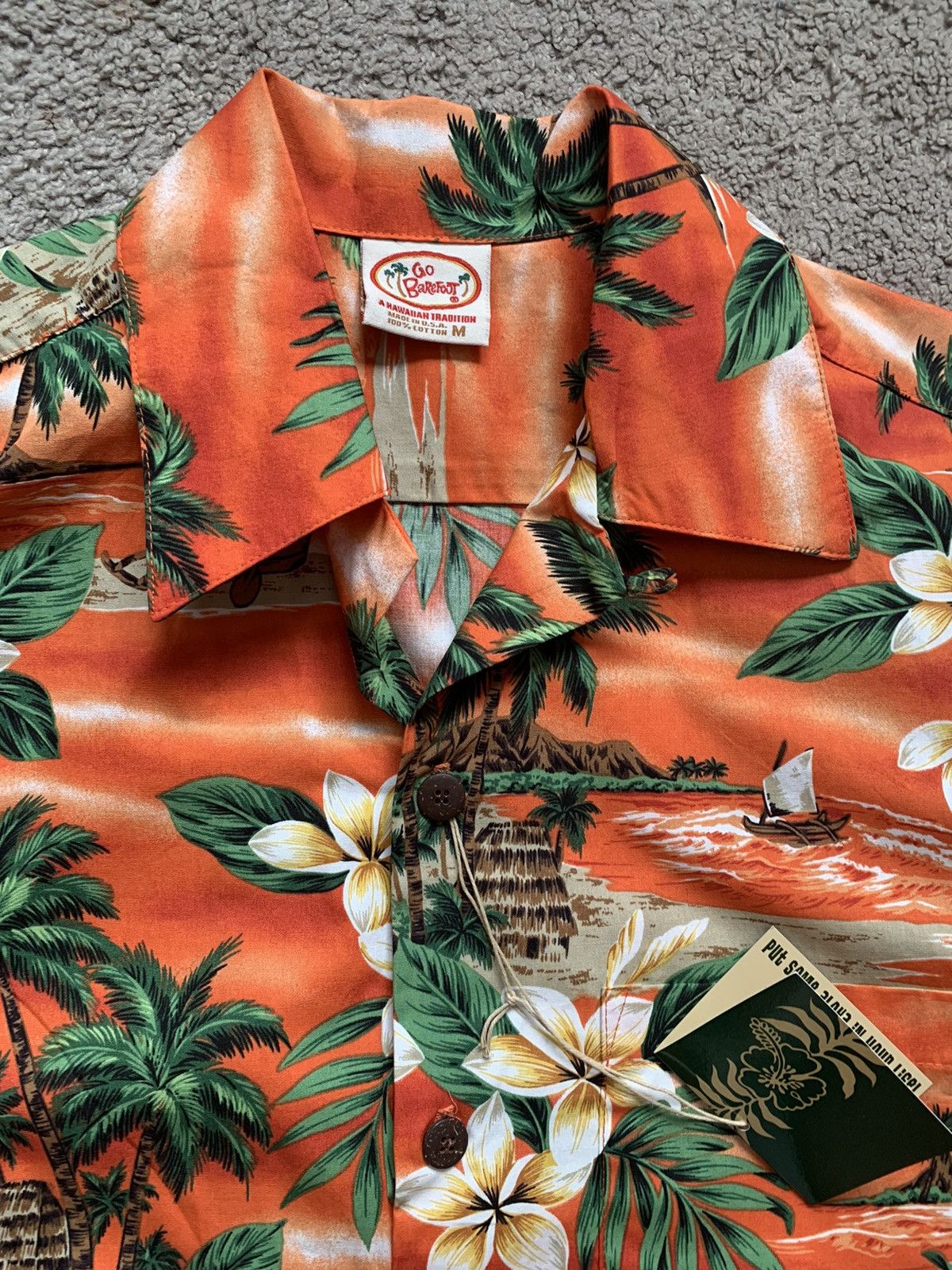 Mr P. MR. PORTER X GO BAREFOOT “BORA BORA” PRINT SHIRT Size US M / EU 48-50 / 2 - 10 Thumbnail