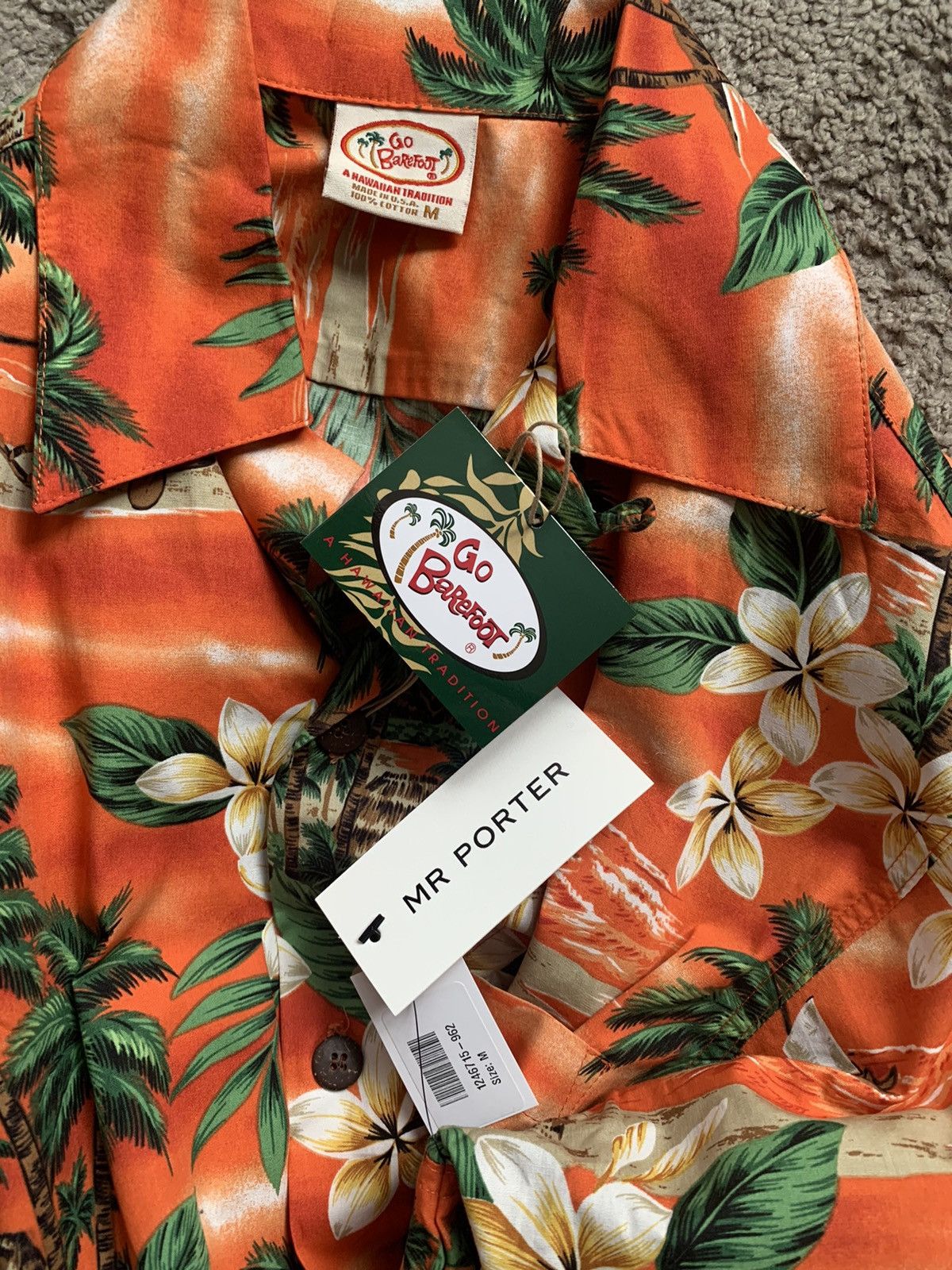 Mr P. MR. PORTER X GO BAREFOOT “BORA BORA” PRINT SHIRT Size US M / EU 48-50 / 2 - 2 Thumbnail