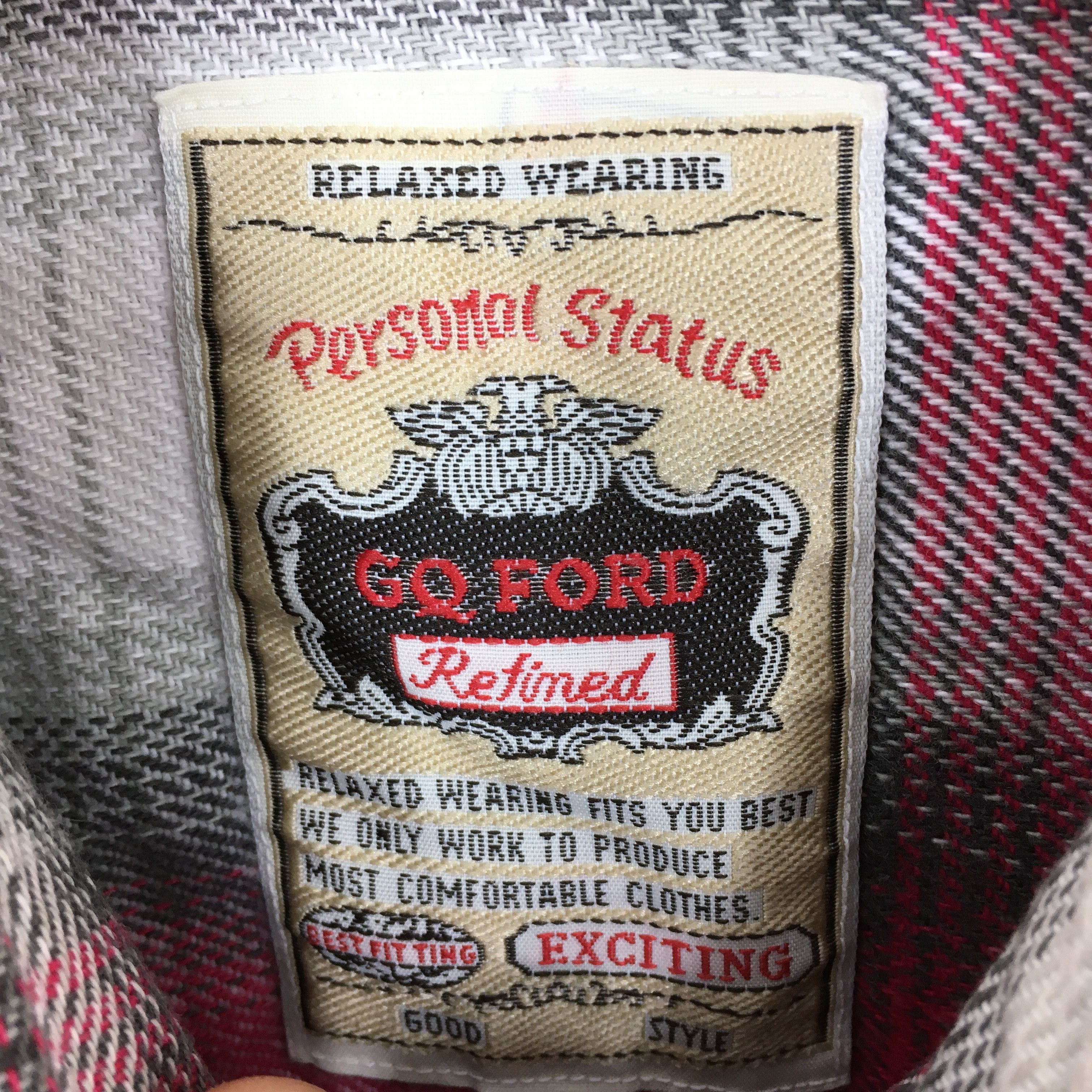 Flannel Vintage Red Plaid Shadow Checkered Flannel Shirt Medium Size US M / EU 48-50 / 2 - 6 Thumbnail