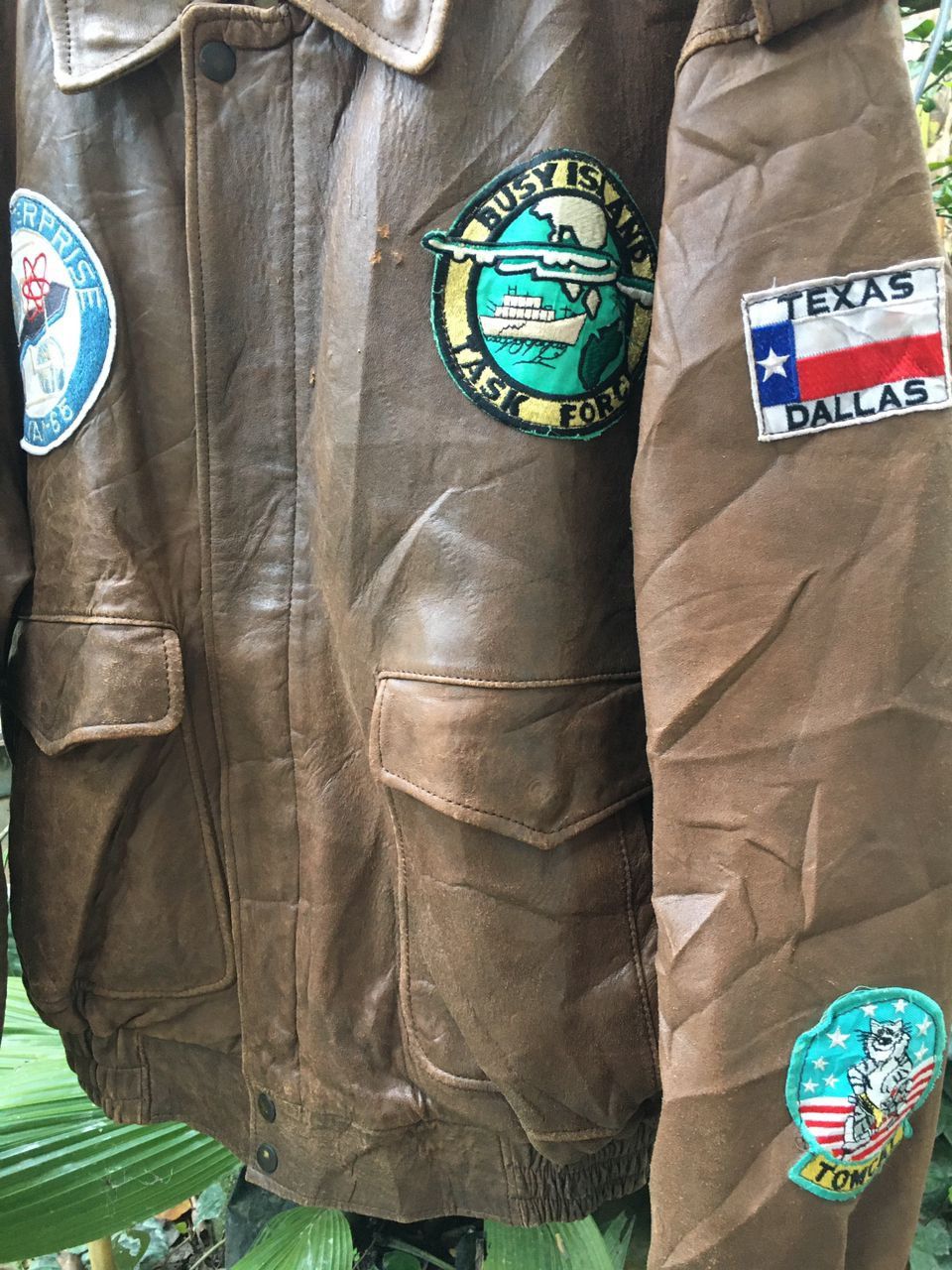 Avirex Air force A-2 U.S Army Flight Blouson Brown Graphic Jackets Size US XL / EU 56 / 4 - 5 Thumbnail