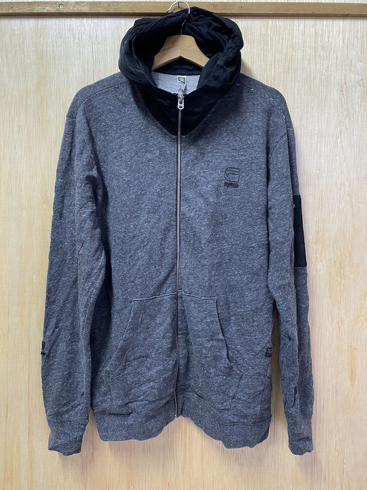 G-Star × If Six Was Nine × Le Grande Bleu (L.G.B.) Designer G-Star Raw Zipper Hoodie Size US L / EU 52-54 / 3 - 1 Thumbnail