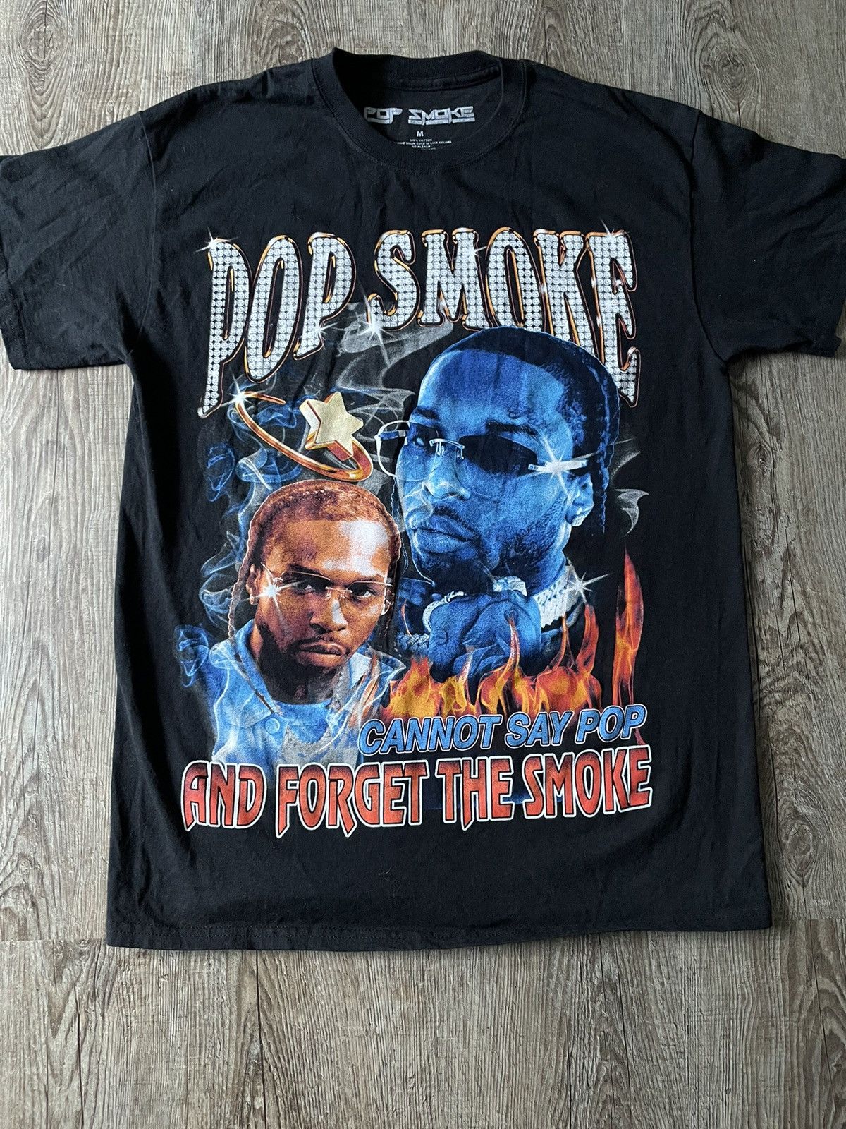 Band Tees Official POP SMOKE Rap Tee | Grailed