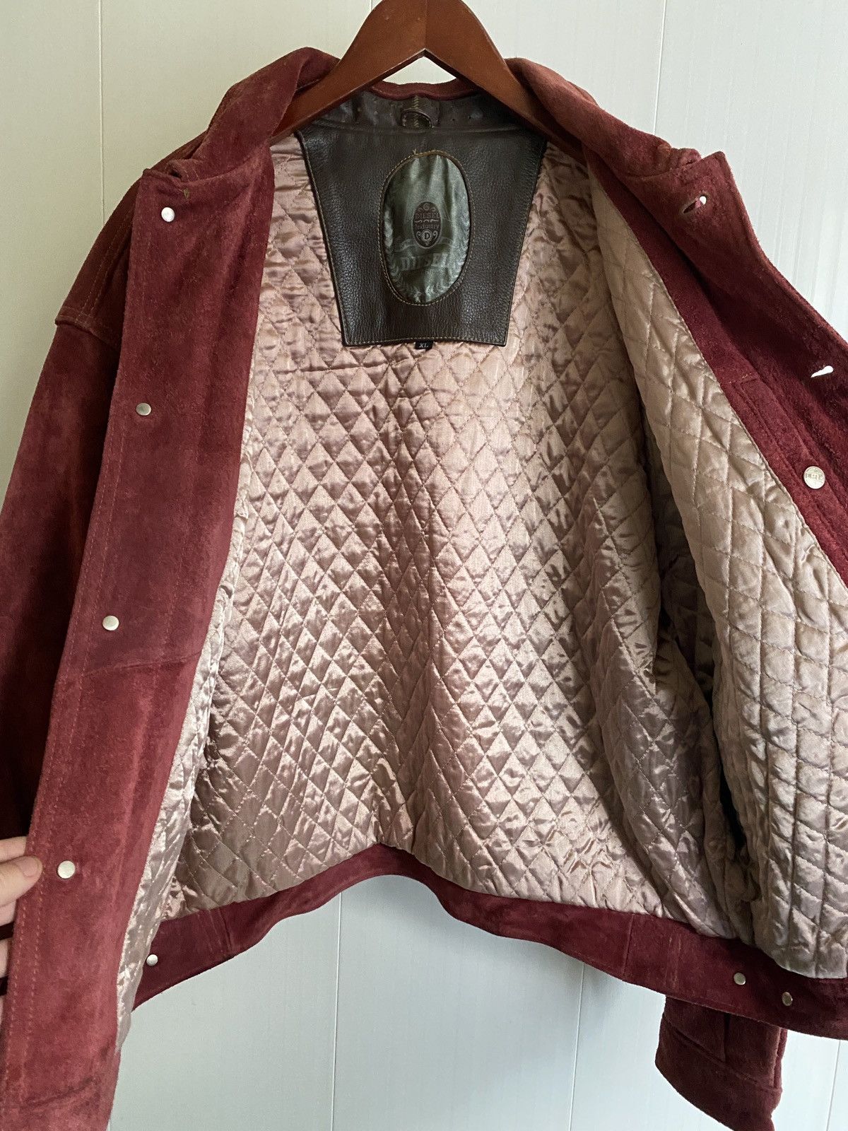 Diesel Rare vintage 80s Diesel Industry oversize leather jacket Size US L / EU 52-54 / 3 - 7 Thumbnail