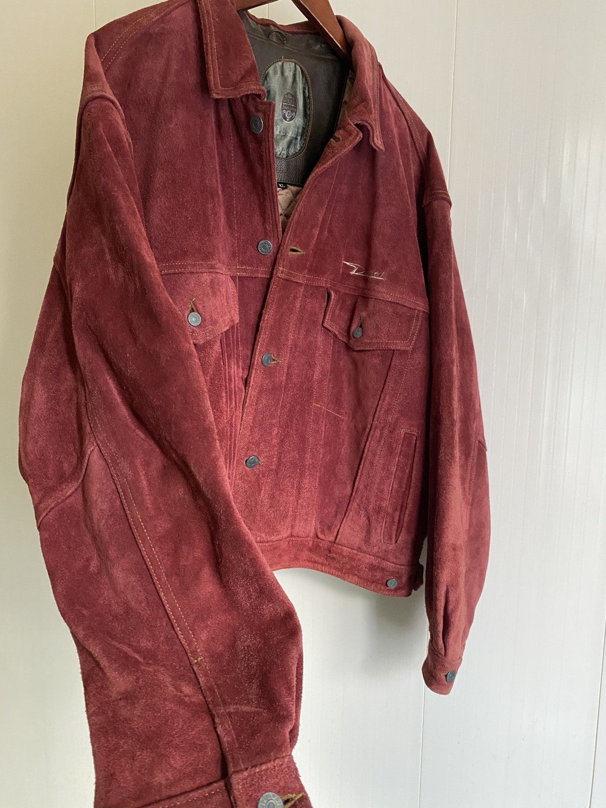 Diesel Rare vintage 80s Diesel Industry oversize leather jacket Size US L / EU 52-54 / 3 - 1 Thumbnail