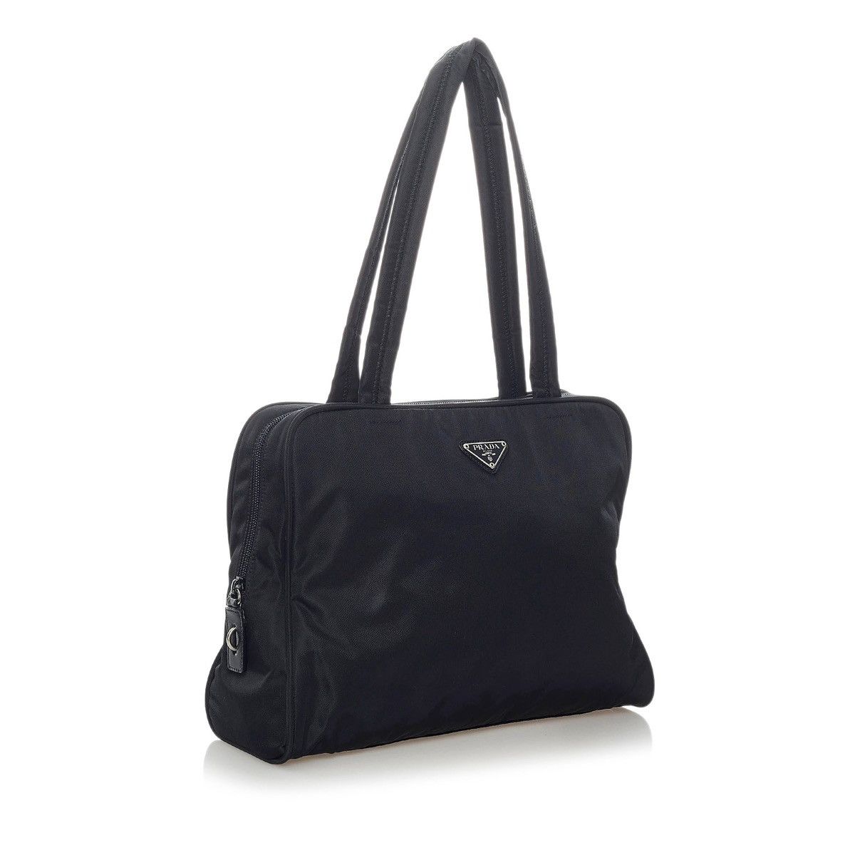 image of Prada Tessuto Nyalon Shoulder Bag in Black, Women's