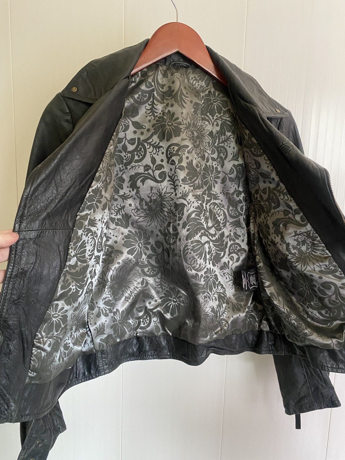 Other Beautiful Leather Biker Jacket Punk Grunge style Size S / US 4 / IT 40 - 6 Thumbnail