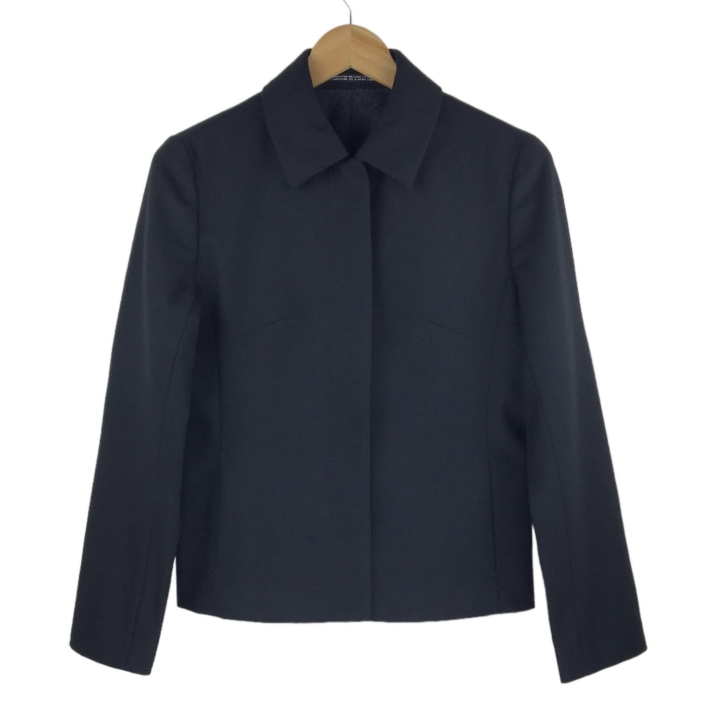 Écharpe Chevron Ined By Yohji Yamamoto – Viscose Noir Jaune – Unisexe
