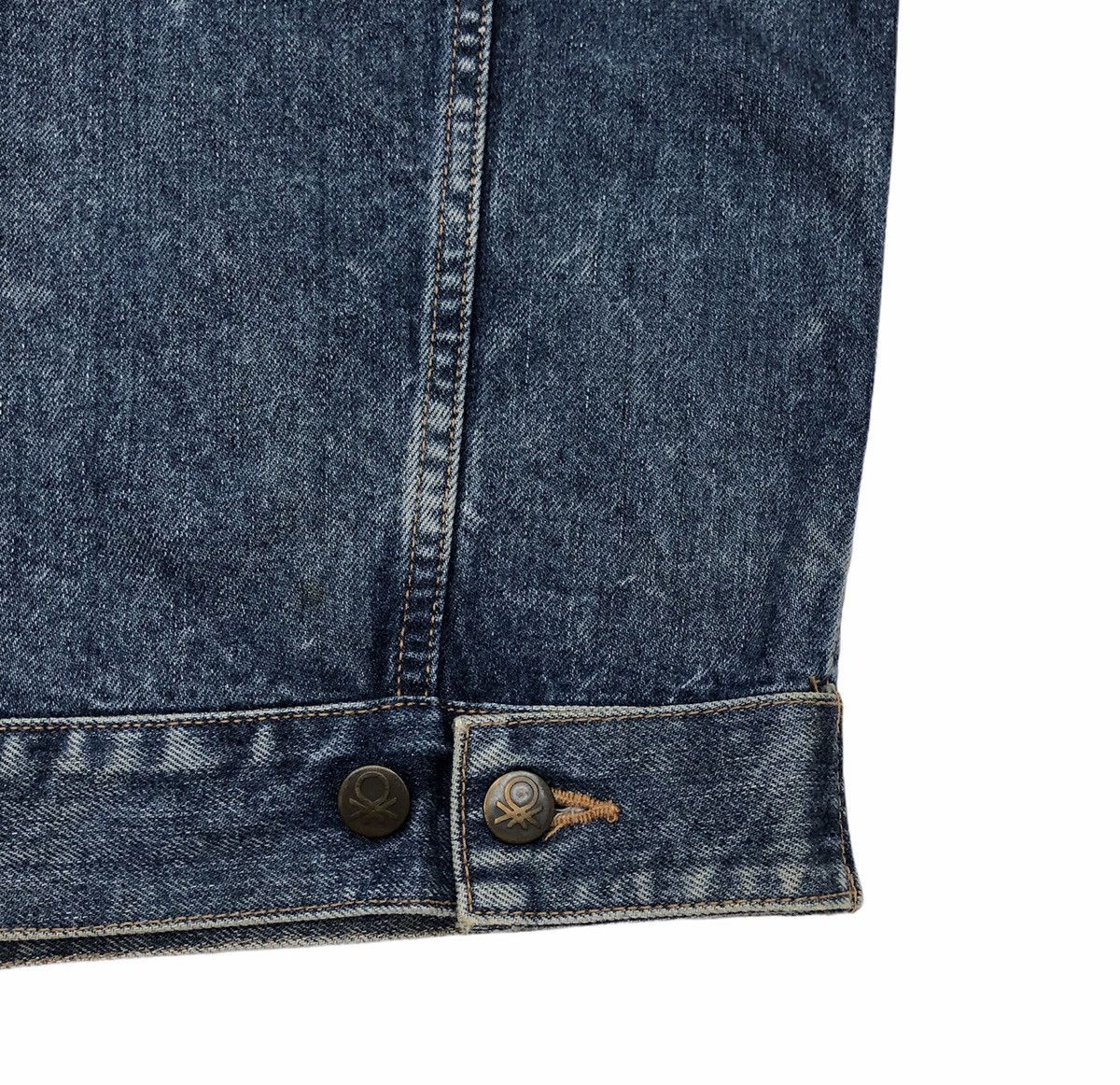 Benetton Vintage Benetton Denim Season Trucker Jacket Size US M / EU 48-50 / 2 - 8 Thumbnail