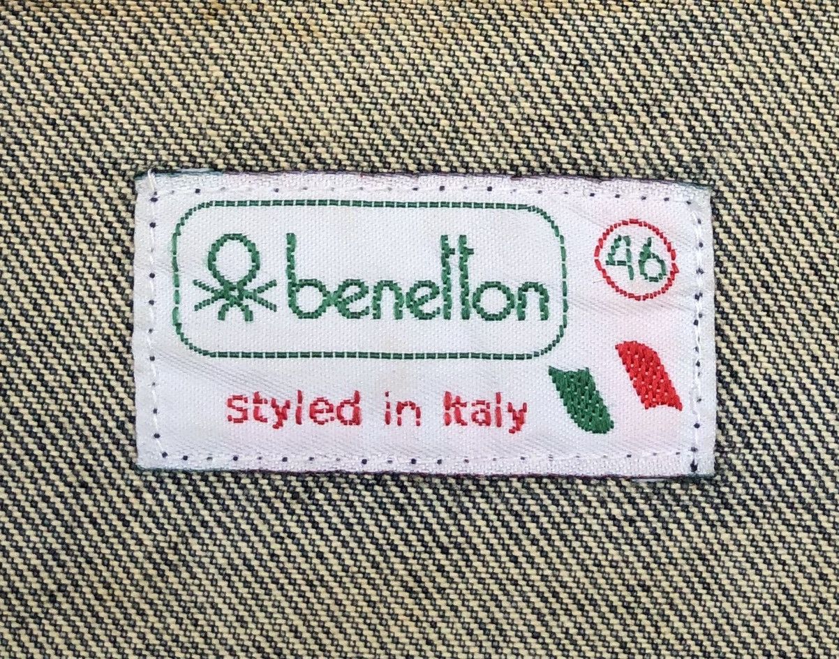 Benetton Vintage Benetton Denim Season Trucker Jacket Size US M / EU 48-50 / 2 - 20 Thumbnail