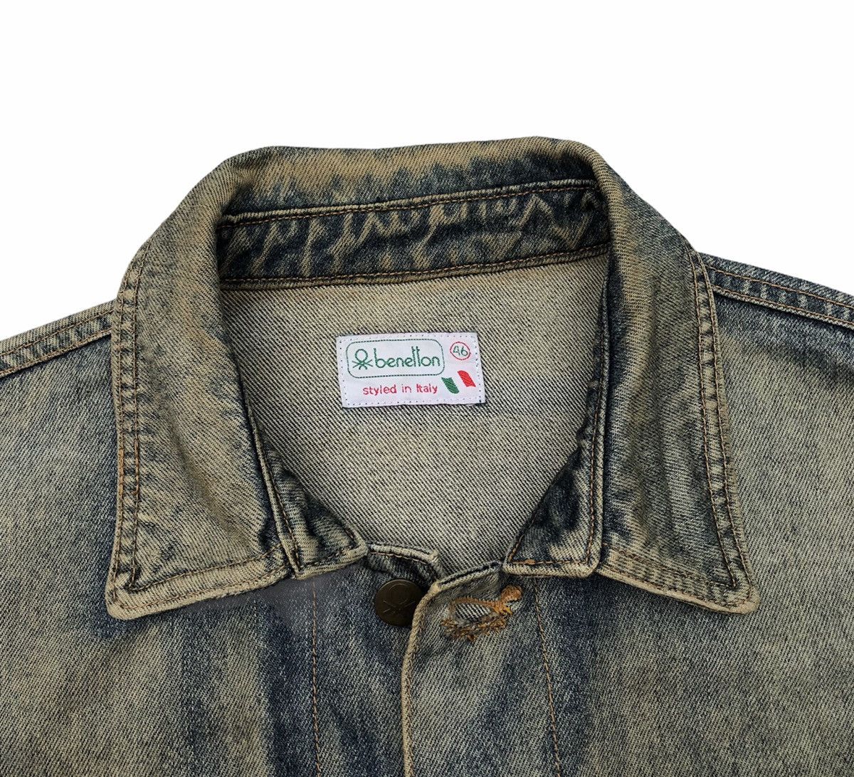Benetton Vintage Benetton Denim Season Trucker Jacket Size US M / EU 48-50 / 2 - 10 Thumbnail