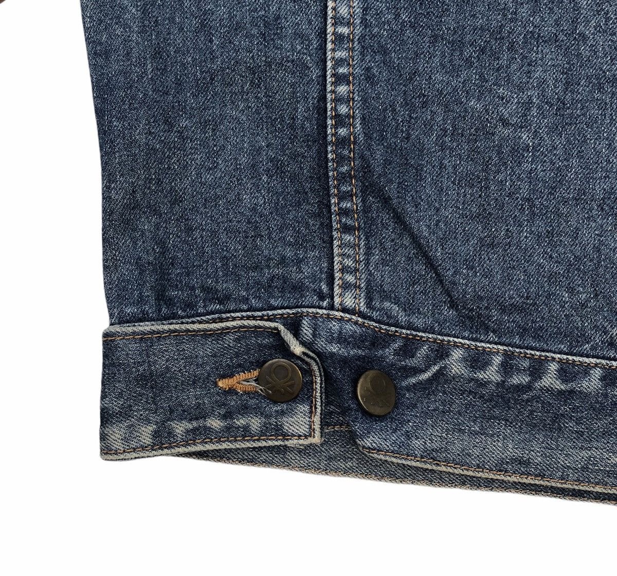 Benetton Vintage Benetton Denim Season Trucker Jacket Size US M / EU 48-50 / 2 - 9 Thumbnail