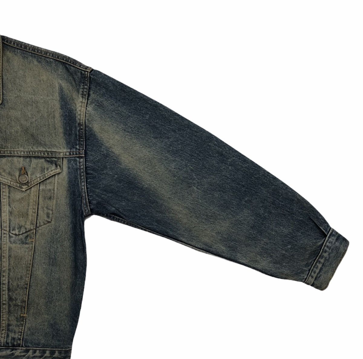 Benetton Vintage Benetton Denim Season Trucker Jacket Size US M / EU 48-50 / 2 - 13 Thumbnail