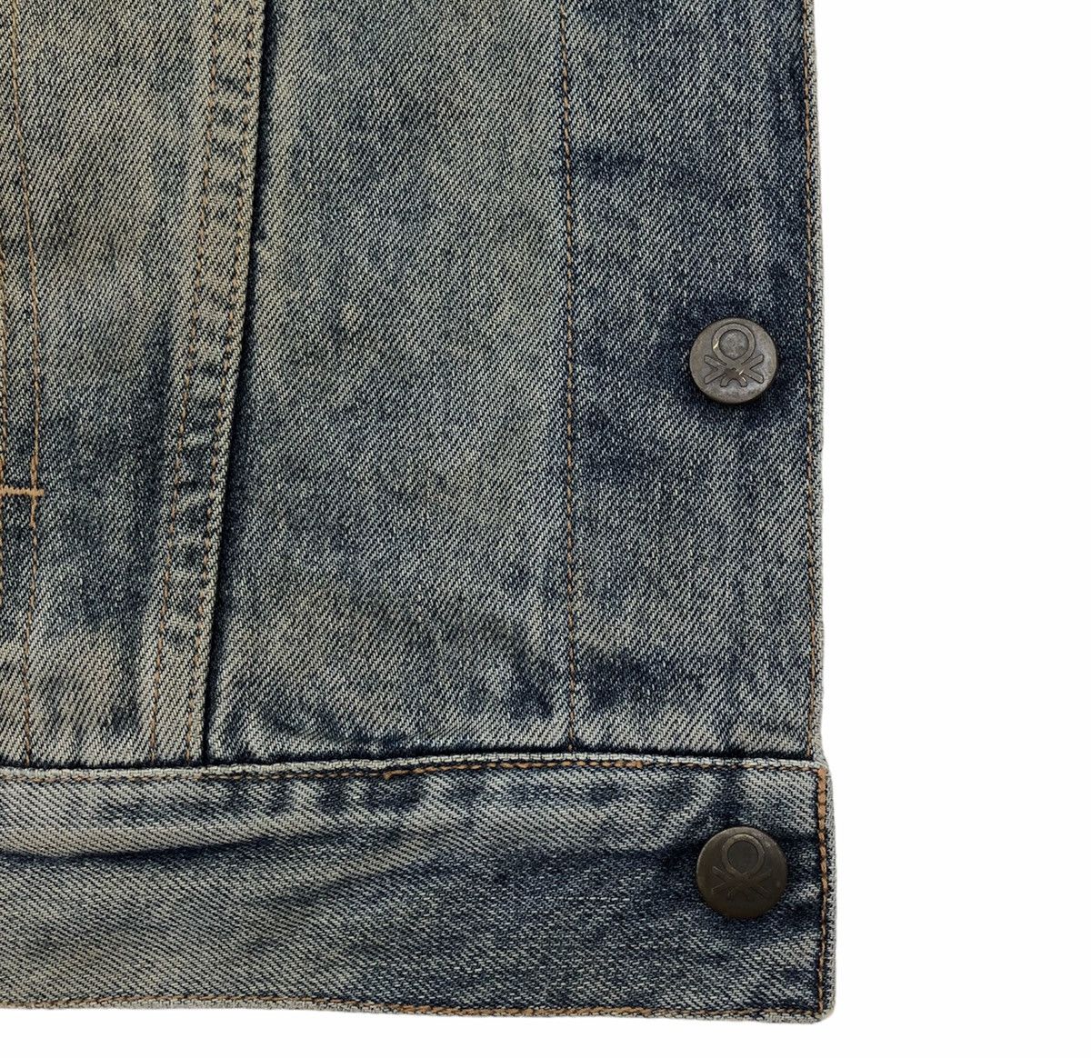 Benetton Vintage Benetton Denim Season Trucker Jacket Size US M / EU 48-50 / 2 - 16 Thumbnail