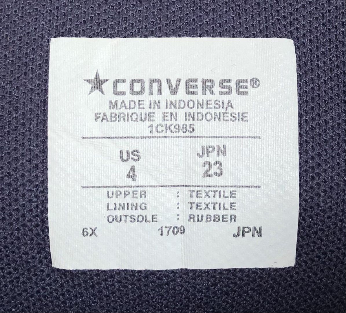 Porter Converse All Star X Porter Japan Collaboration Sneaker Size US 5 / EU 37 - 13 Thumbnail