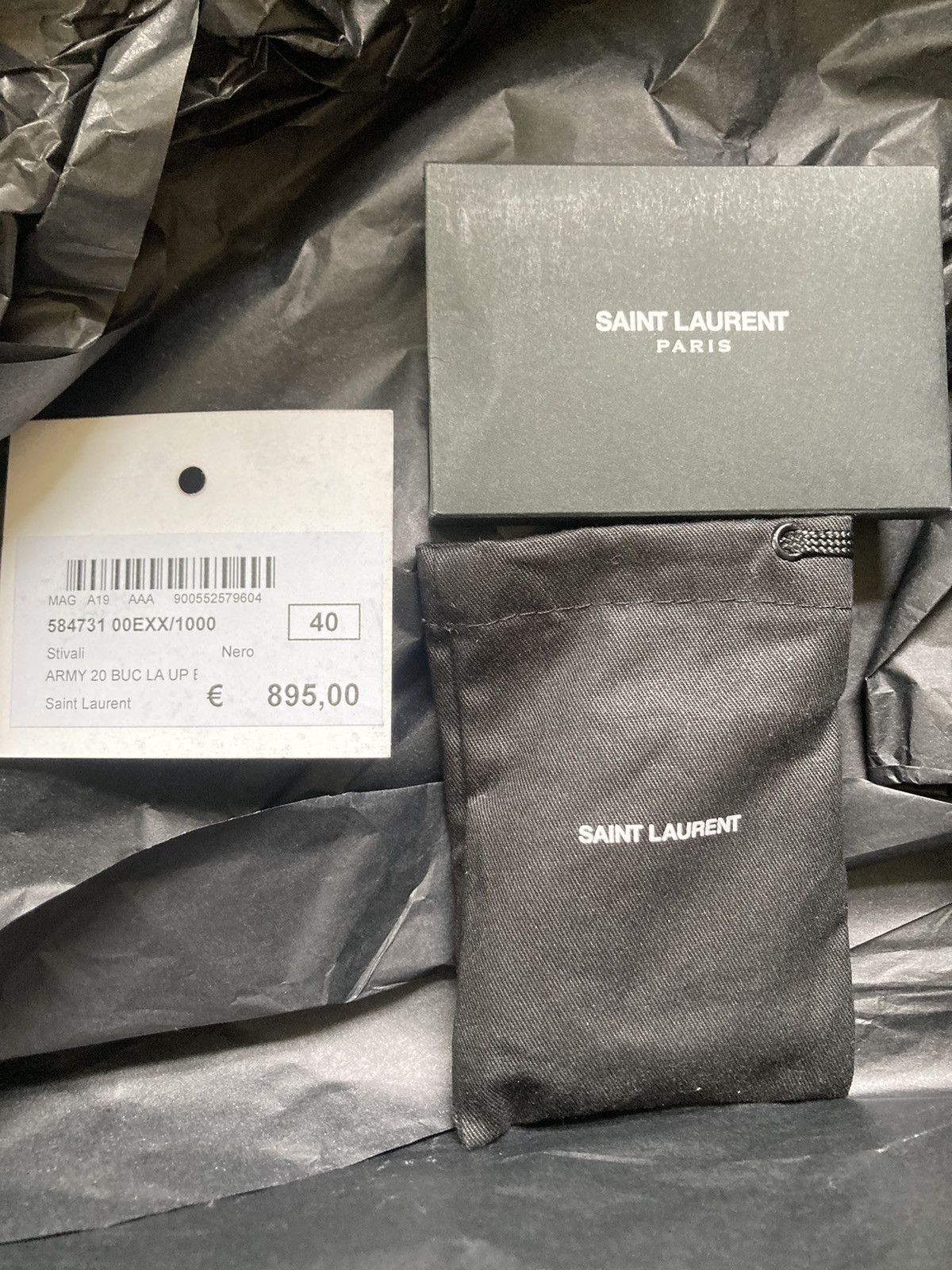 Saint Laurent Paris Saint Laurent Army leather studded boots Size US 7 / EU 40 - 3 Thumbnail
