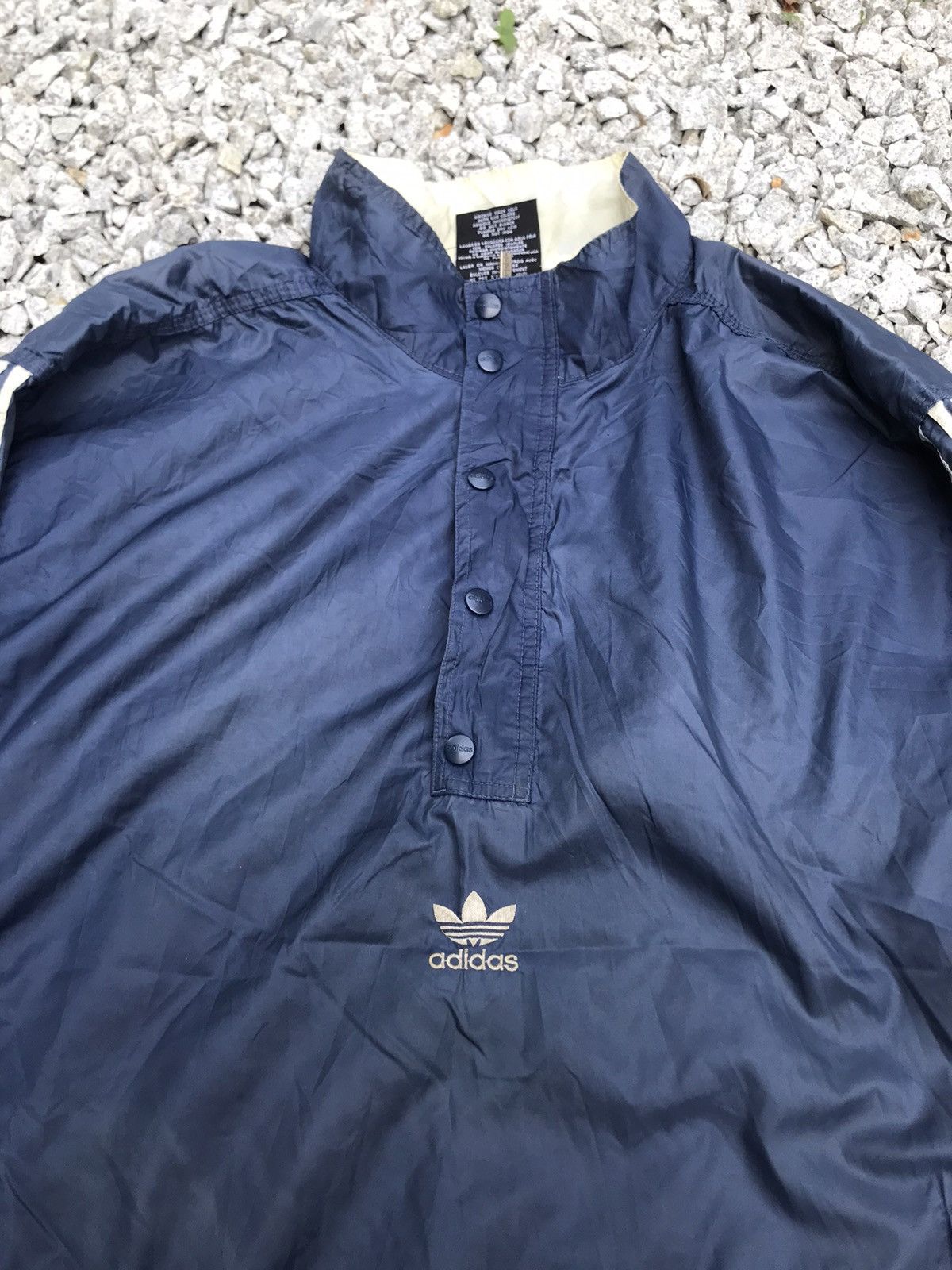 Adidas × Vintage Vintage Adidas middle Embroided logo Windbreaker Size US M / EU 48-50 / 2 - 1 Thumbnail