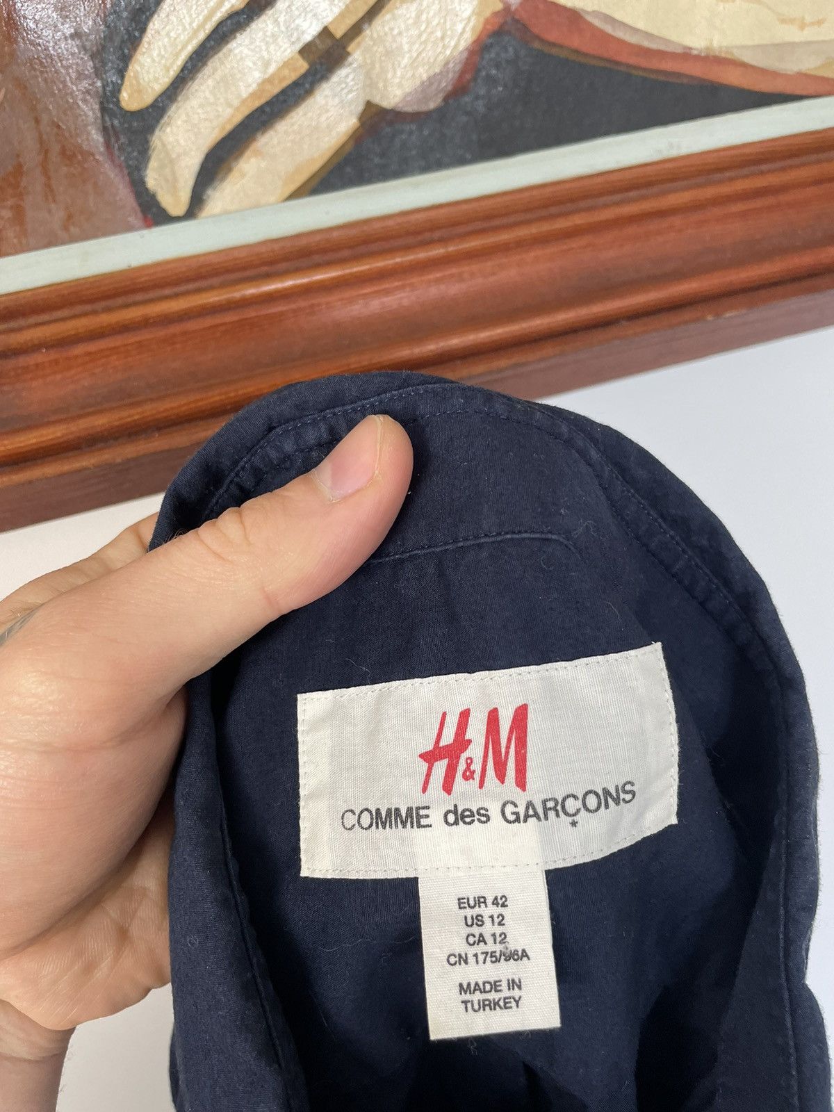 Comme des Garcons Comme Des Garcons x H&M Collab Button Up Shirt Japanese Rare Size US S / EU 44-46 / 1 - 3 Thumbnail