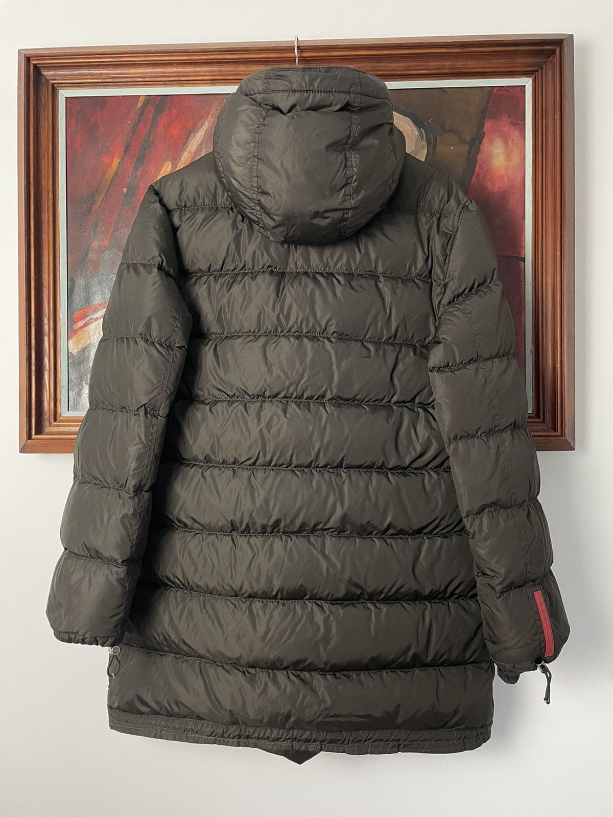 Prada Prada Vintage Long Puffer Jacket Red Tab Woman Brown Hype Size S / US 4 / IT 40 - 2 Thumbnail